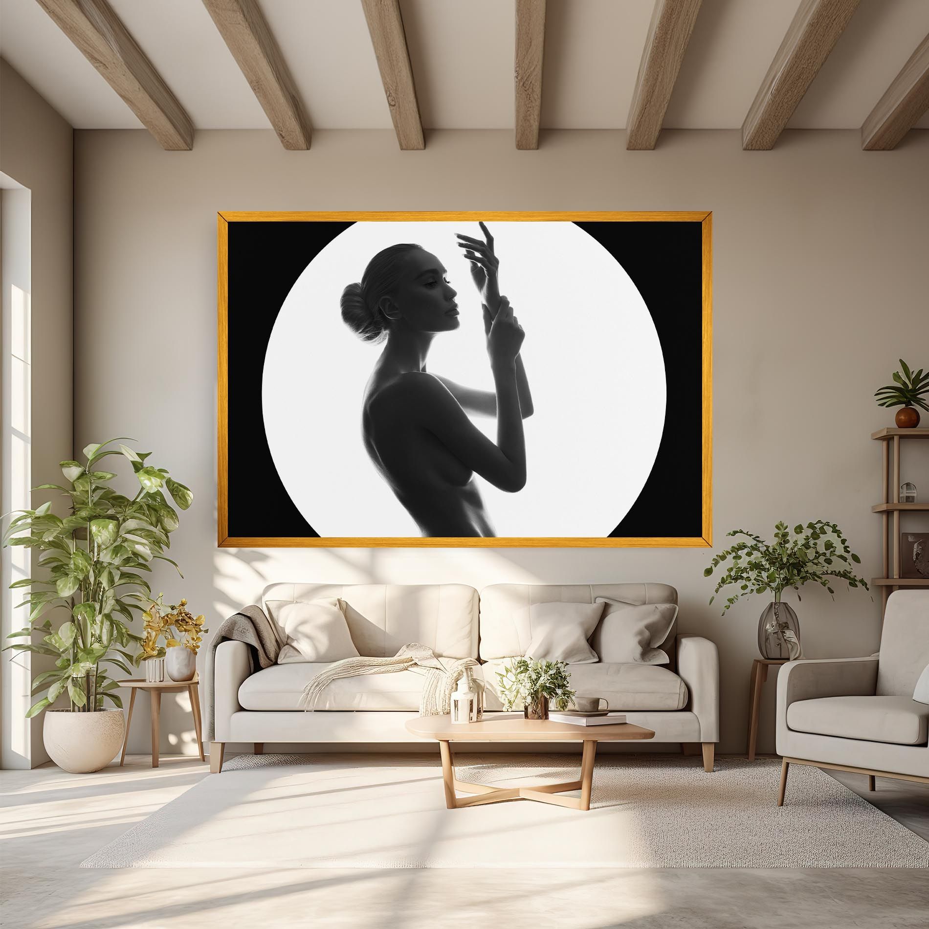 Circle Woman Body mockup 6