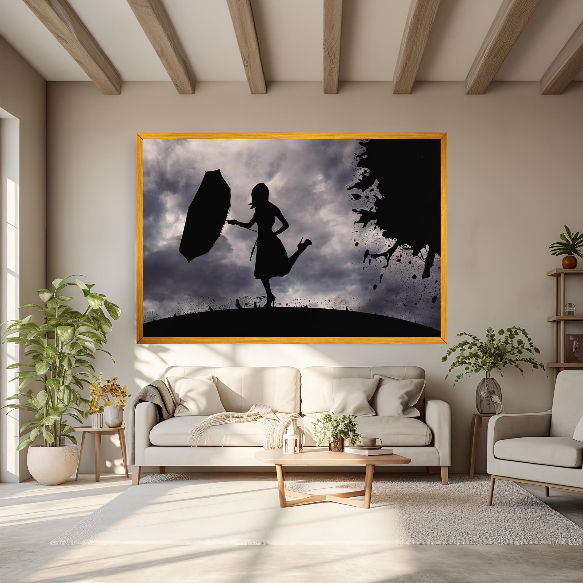 Leinwandbild Stormy Day mockup 6