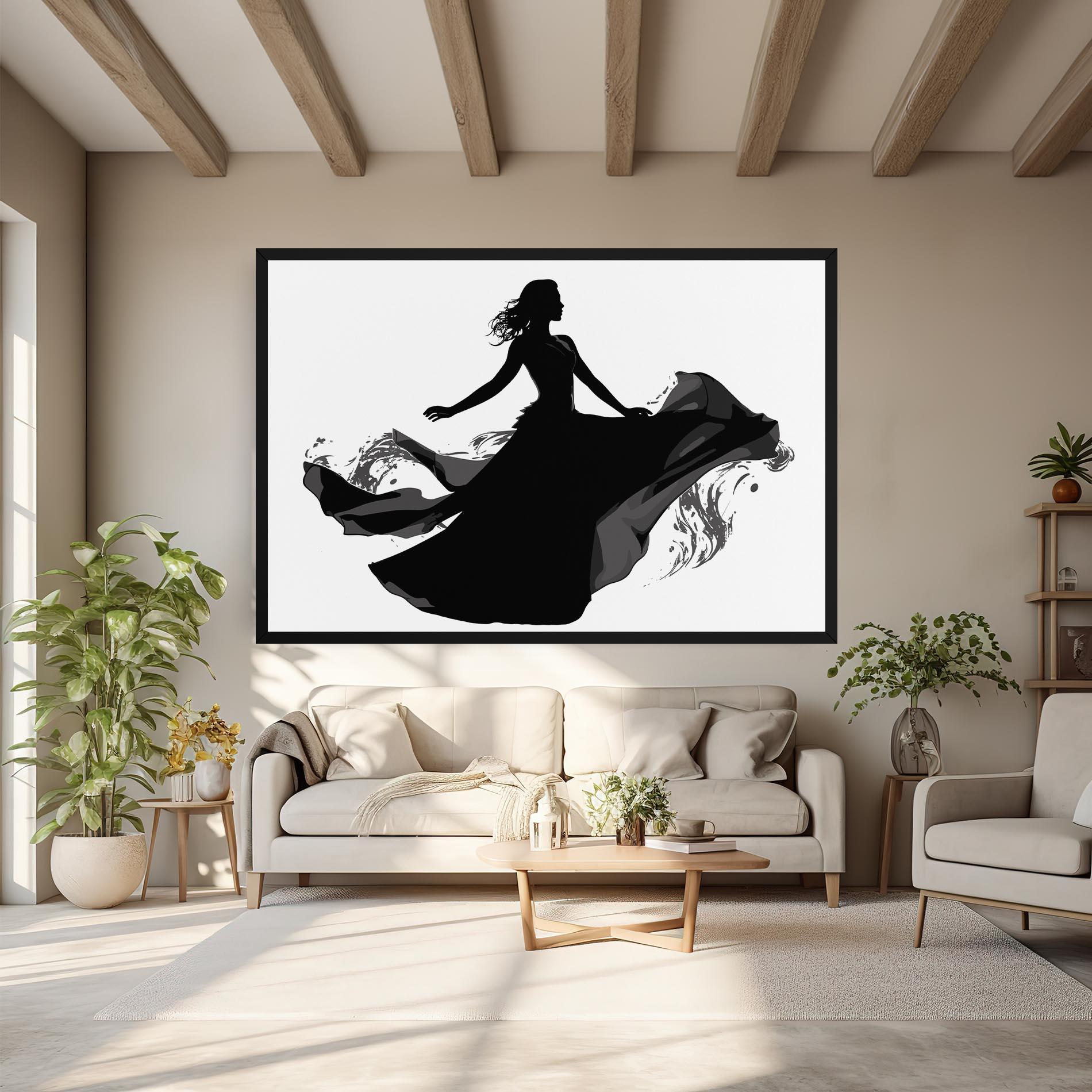 Leinwandbild Dress Jump mockup 6