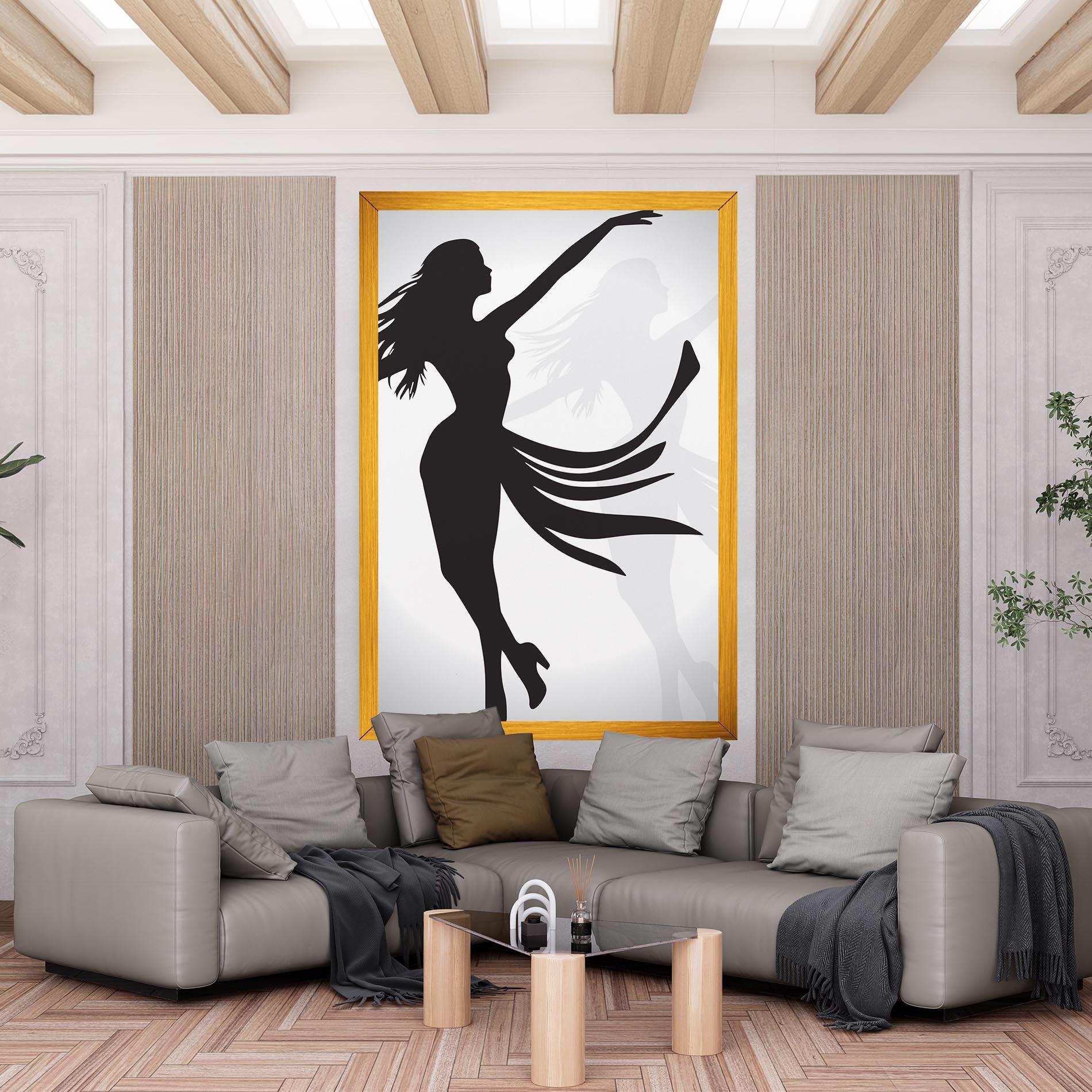 Leinwandbild Dance Shilouette mockup 6