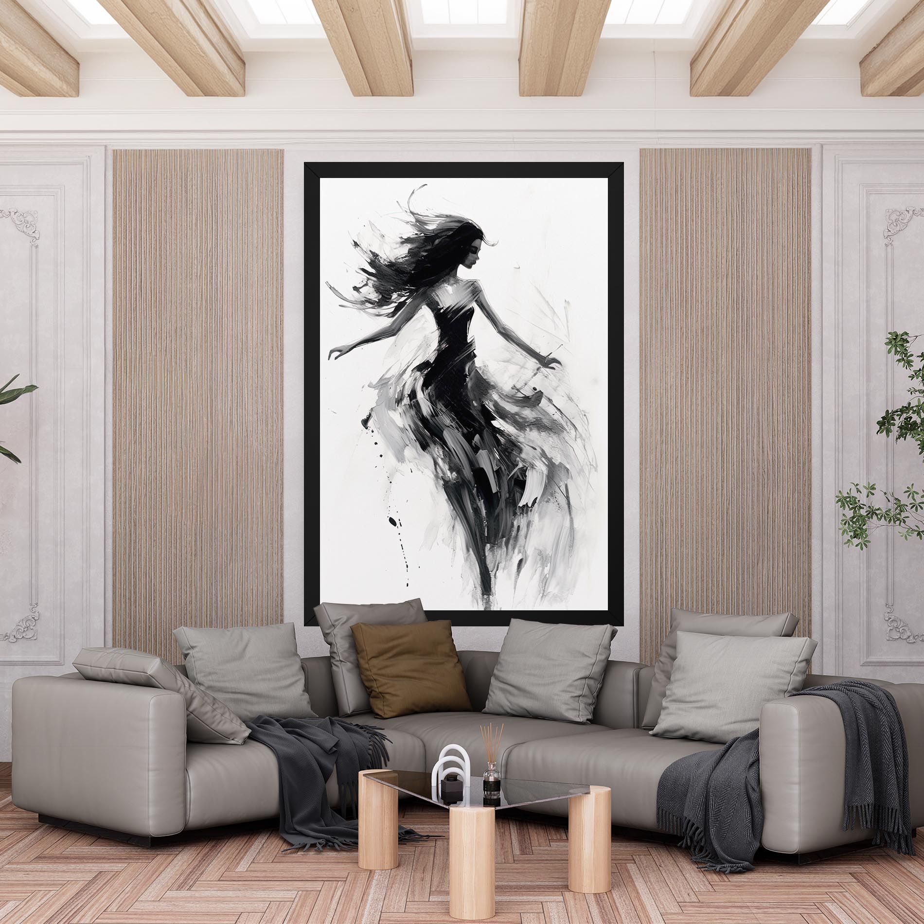 Black Ink Woman mockup 6