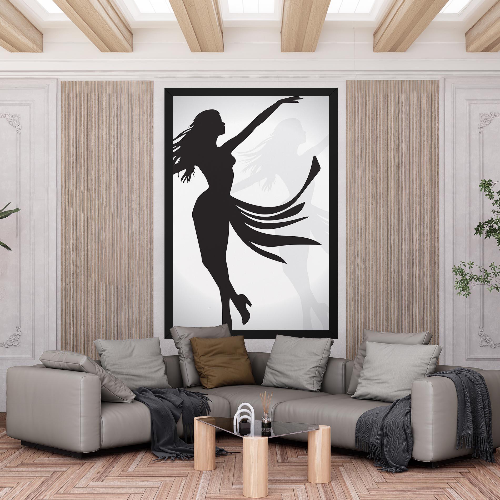 Leinwandbild Dance Shilouette mockup 6