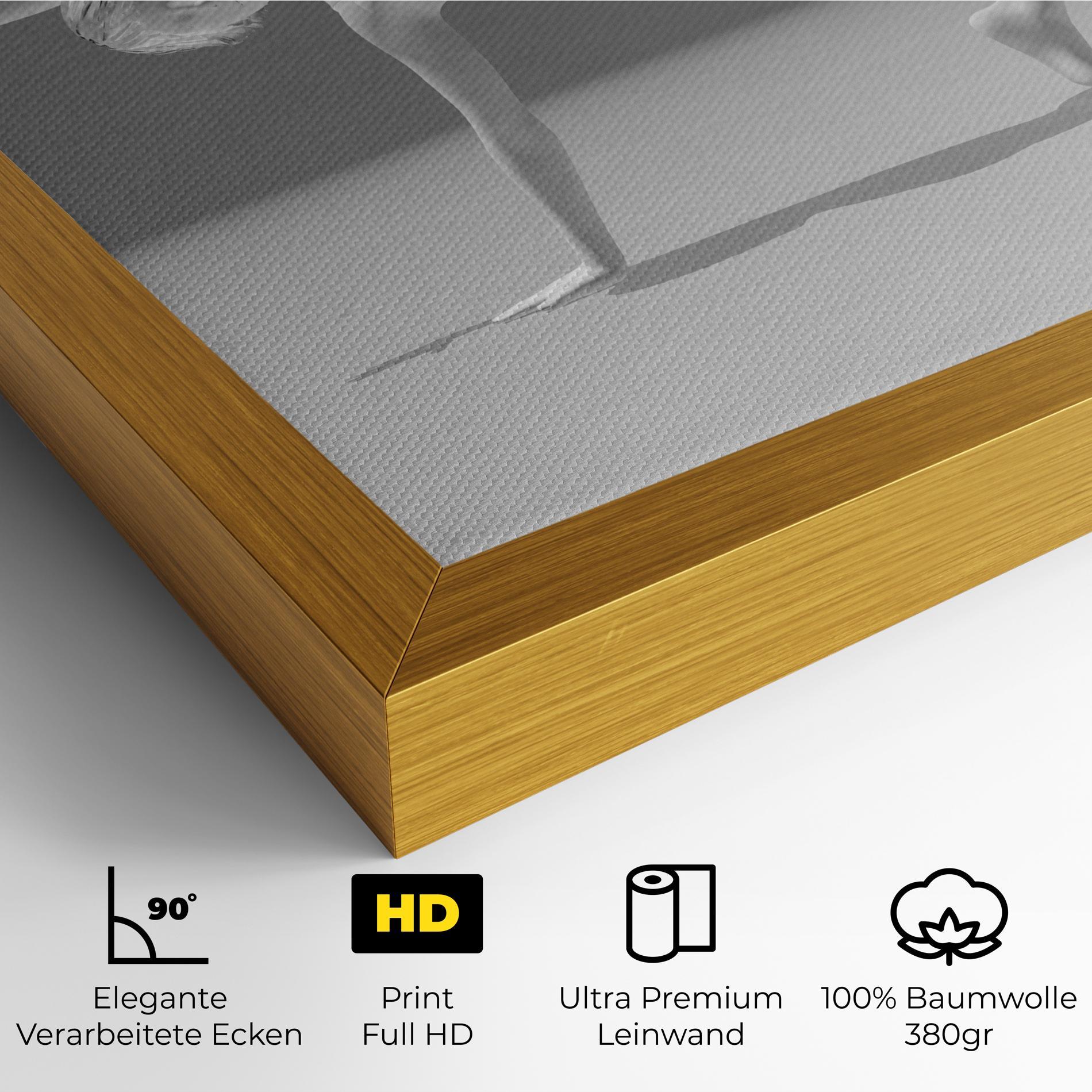 Leinwandbild 3d Gymnastic Pose mockup 4