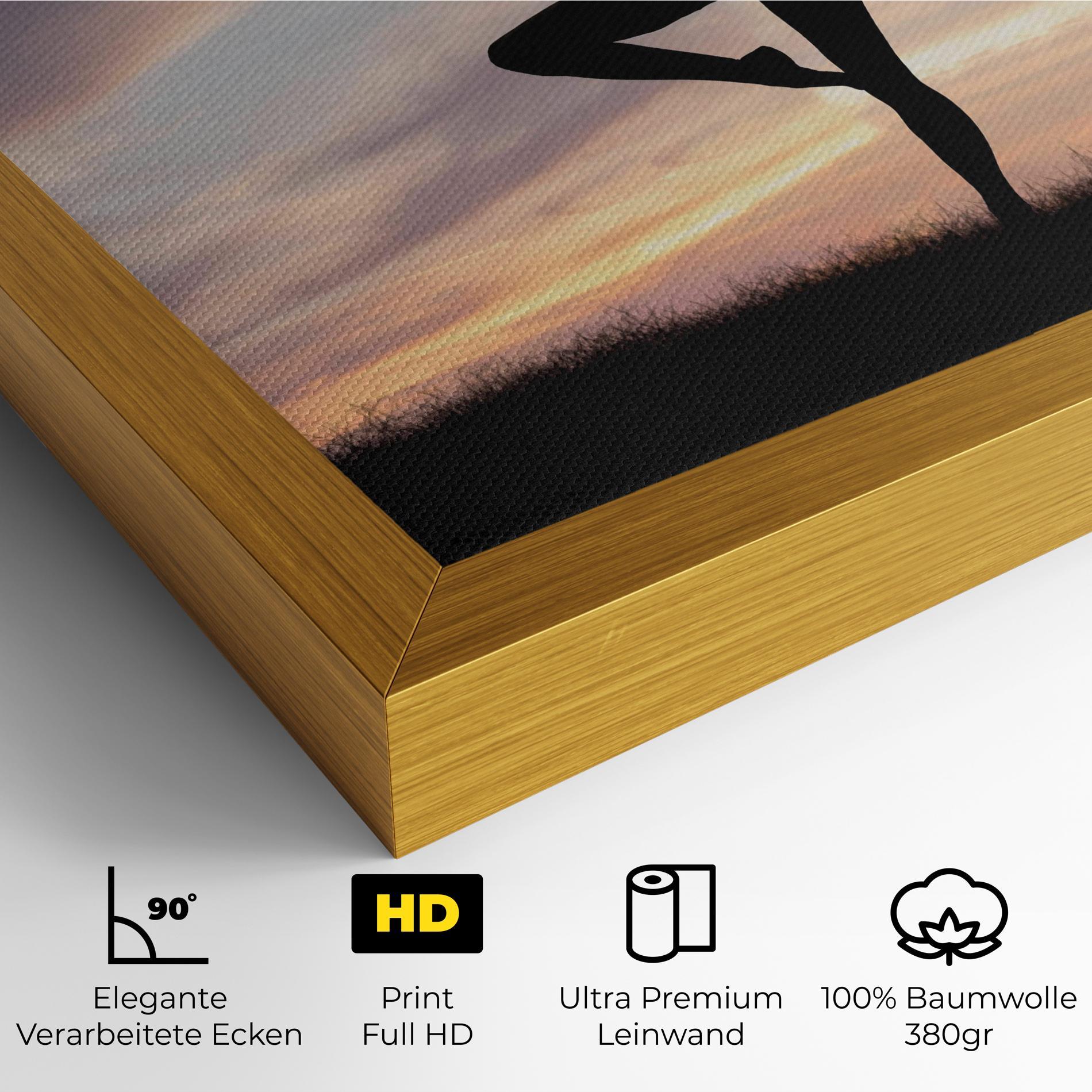 Leinwandbild Purple Sky Posing mockup 4