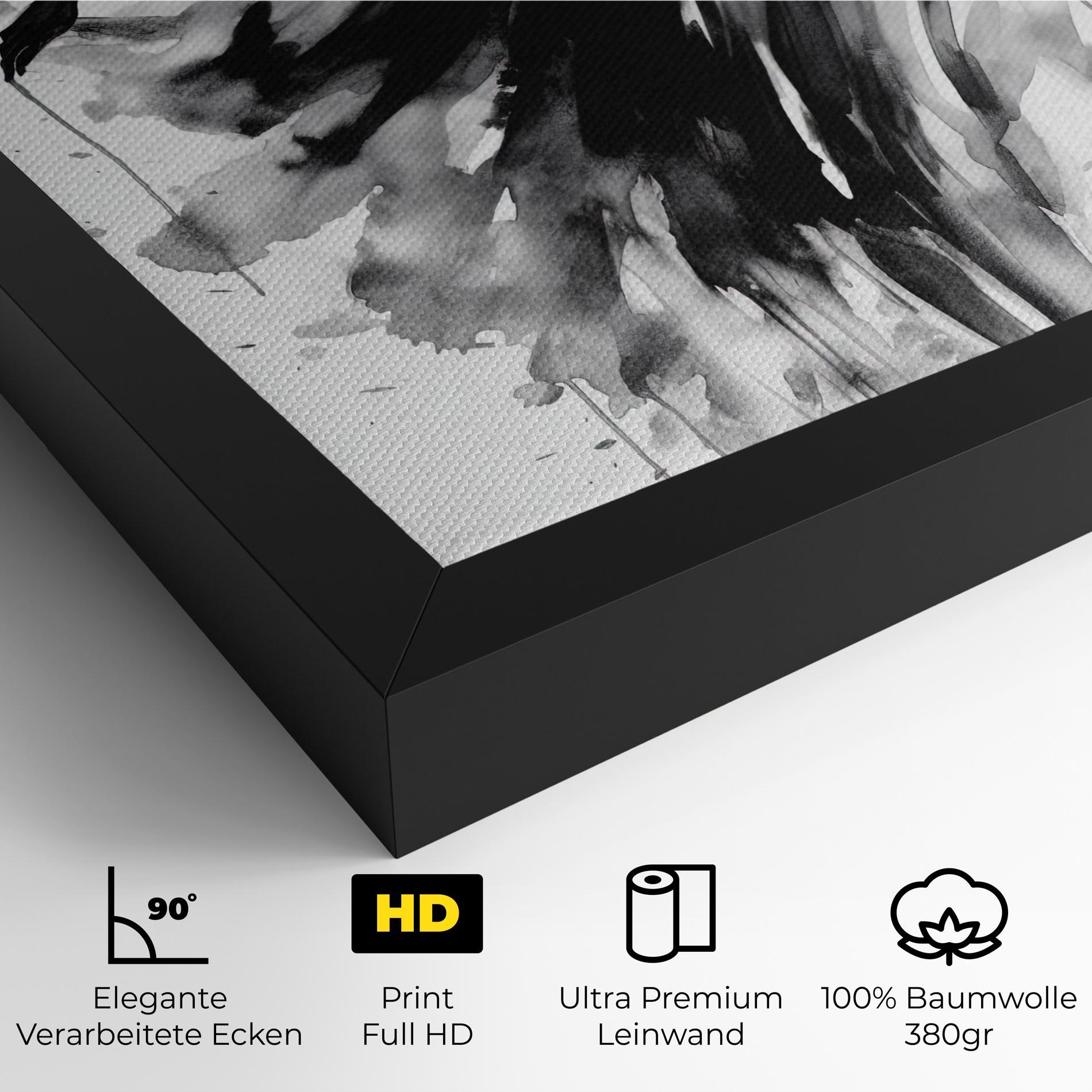 Leinwandbild Beautiful Dancing Woman mockup 4