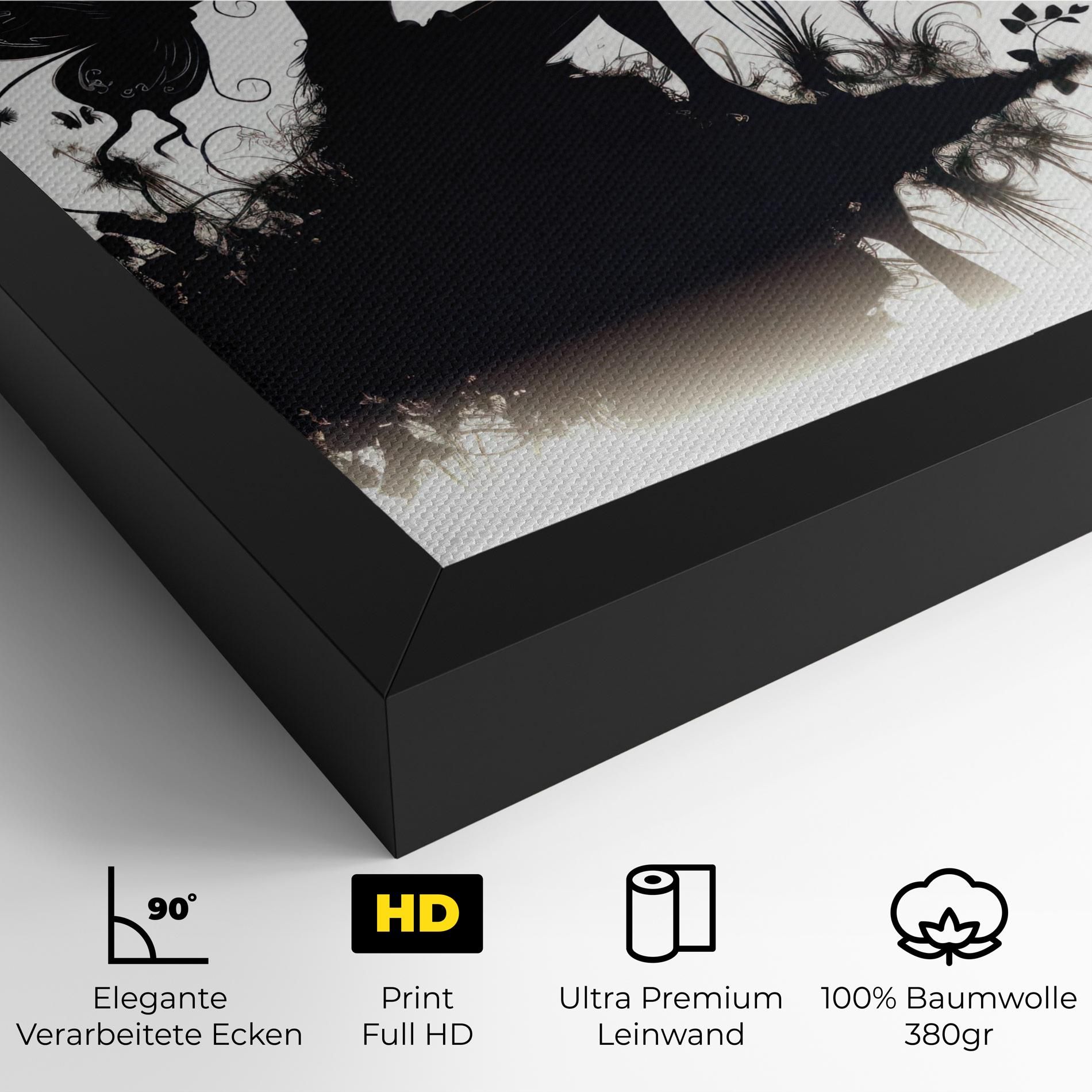 Butterfly Woman Shilouette mockup 4