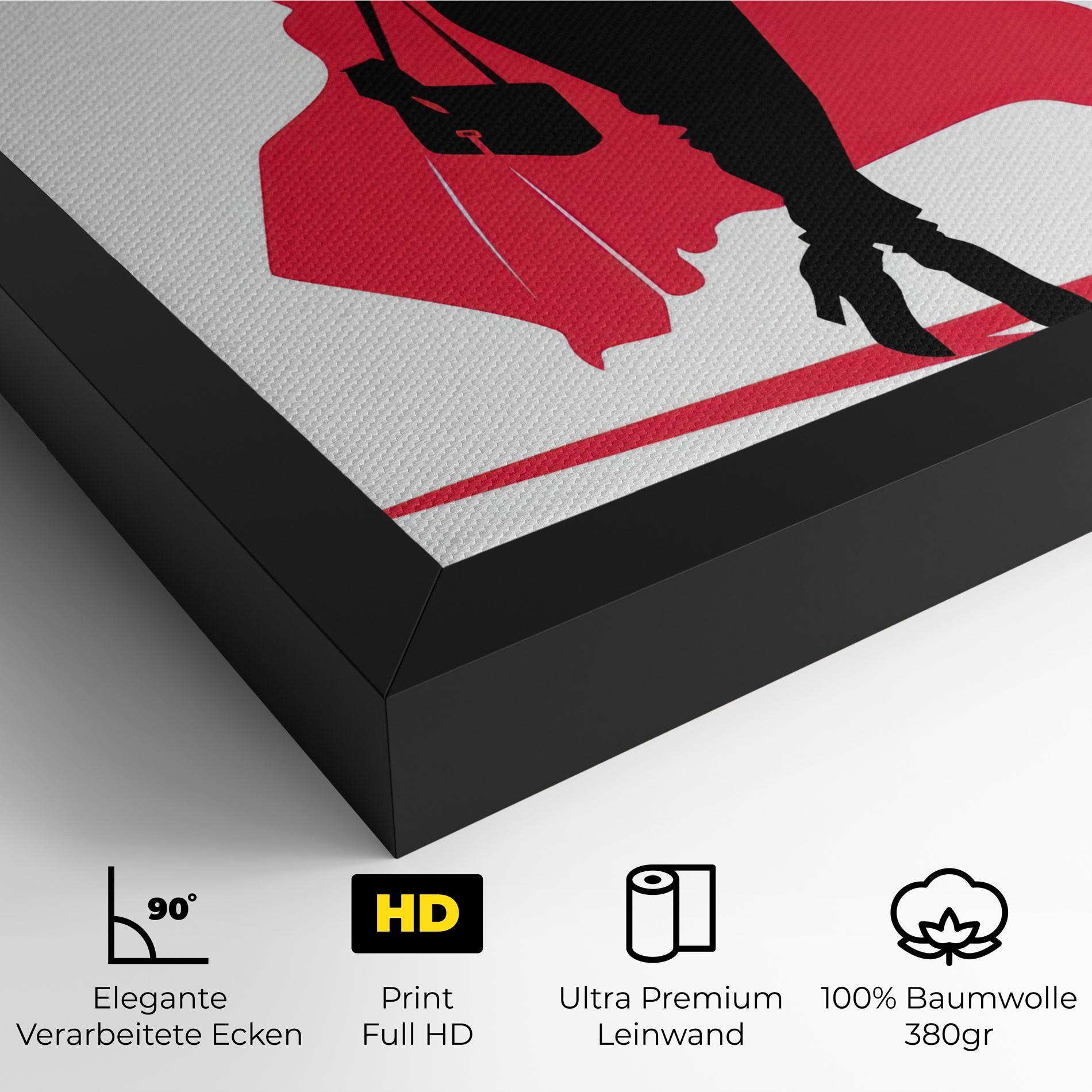 Leinwandbild Pink Outfit Woman mockup 4