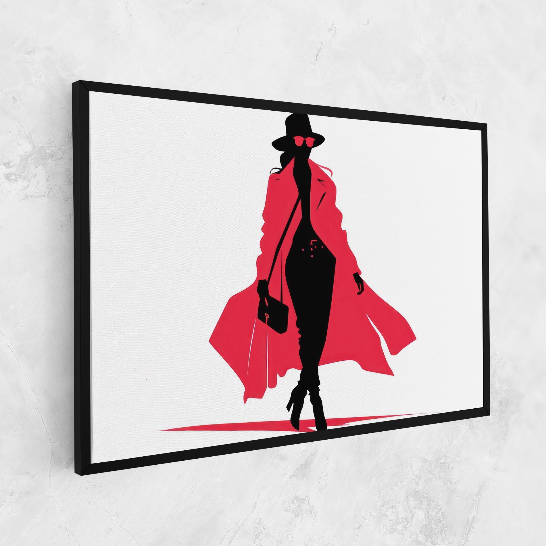 Leinwandbild Pink Outfit Woman mockup 1