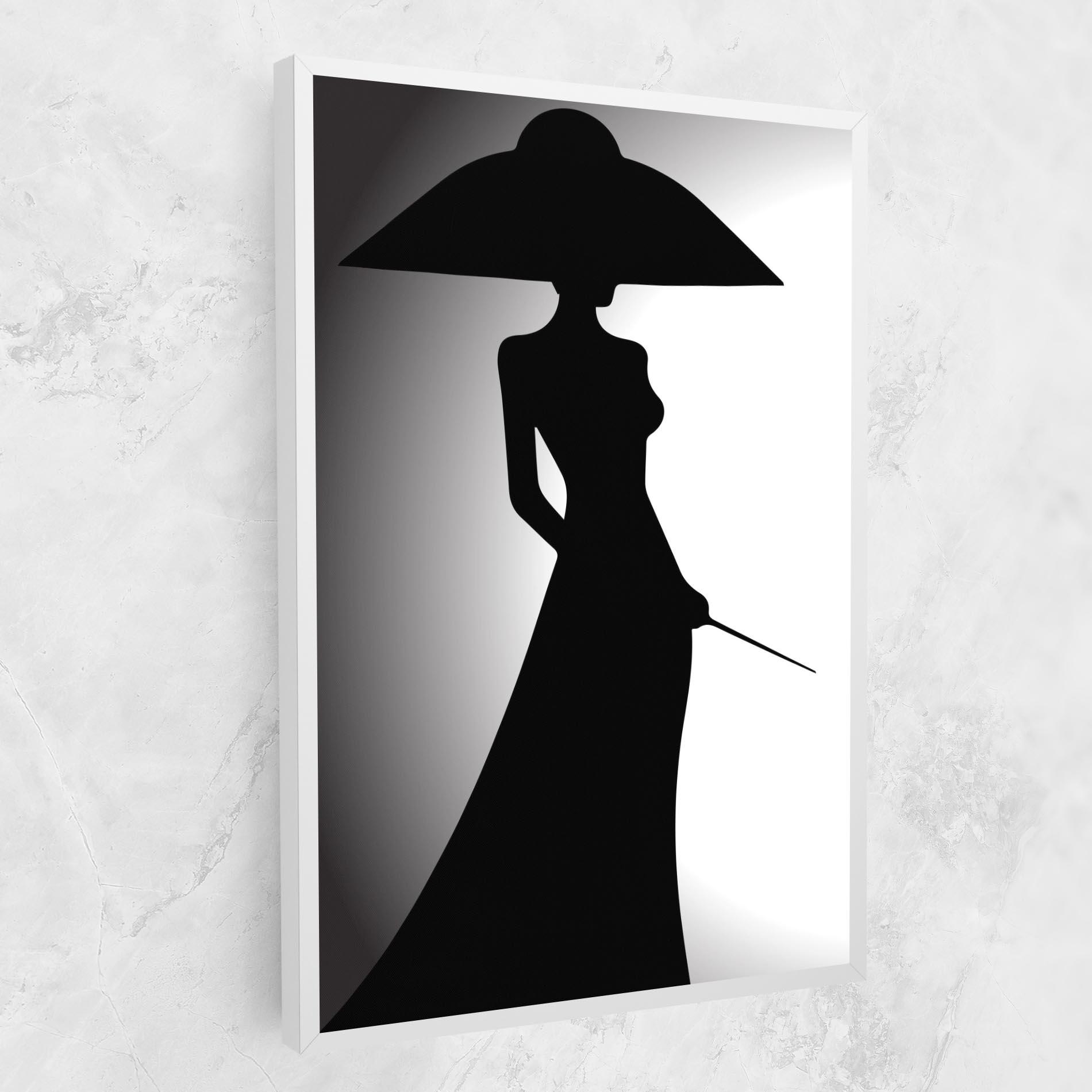 Leinwandbild Big Hat Lady mockup 1
