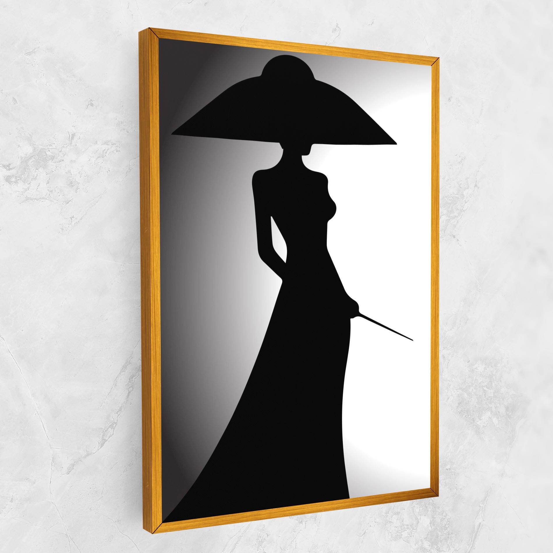 Leinwandbild Big Hat Lady mockup 1