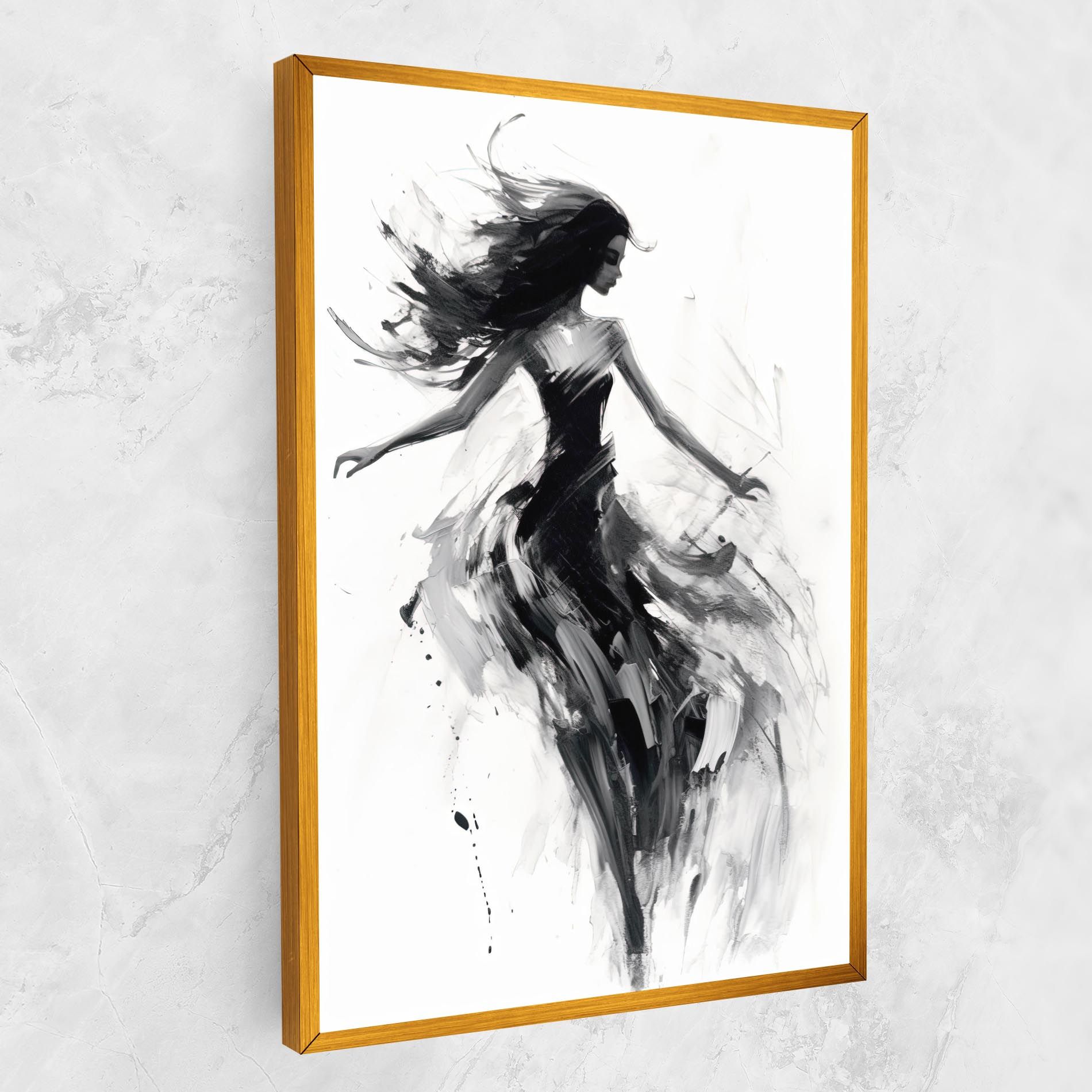 Black Ink Woman mockup 1