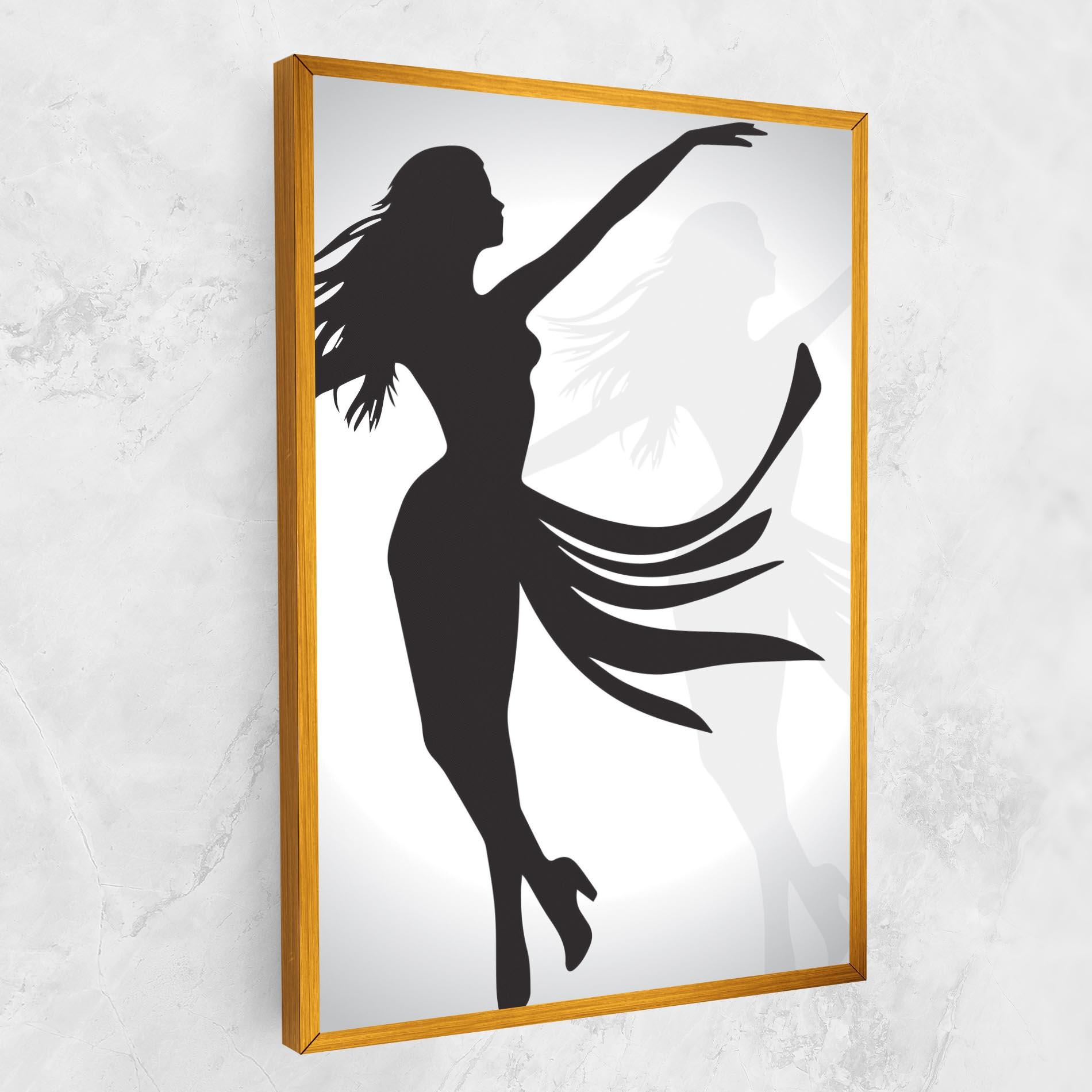 Leinwandbild Dance Shilouette mockup 1