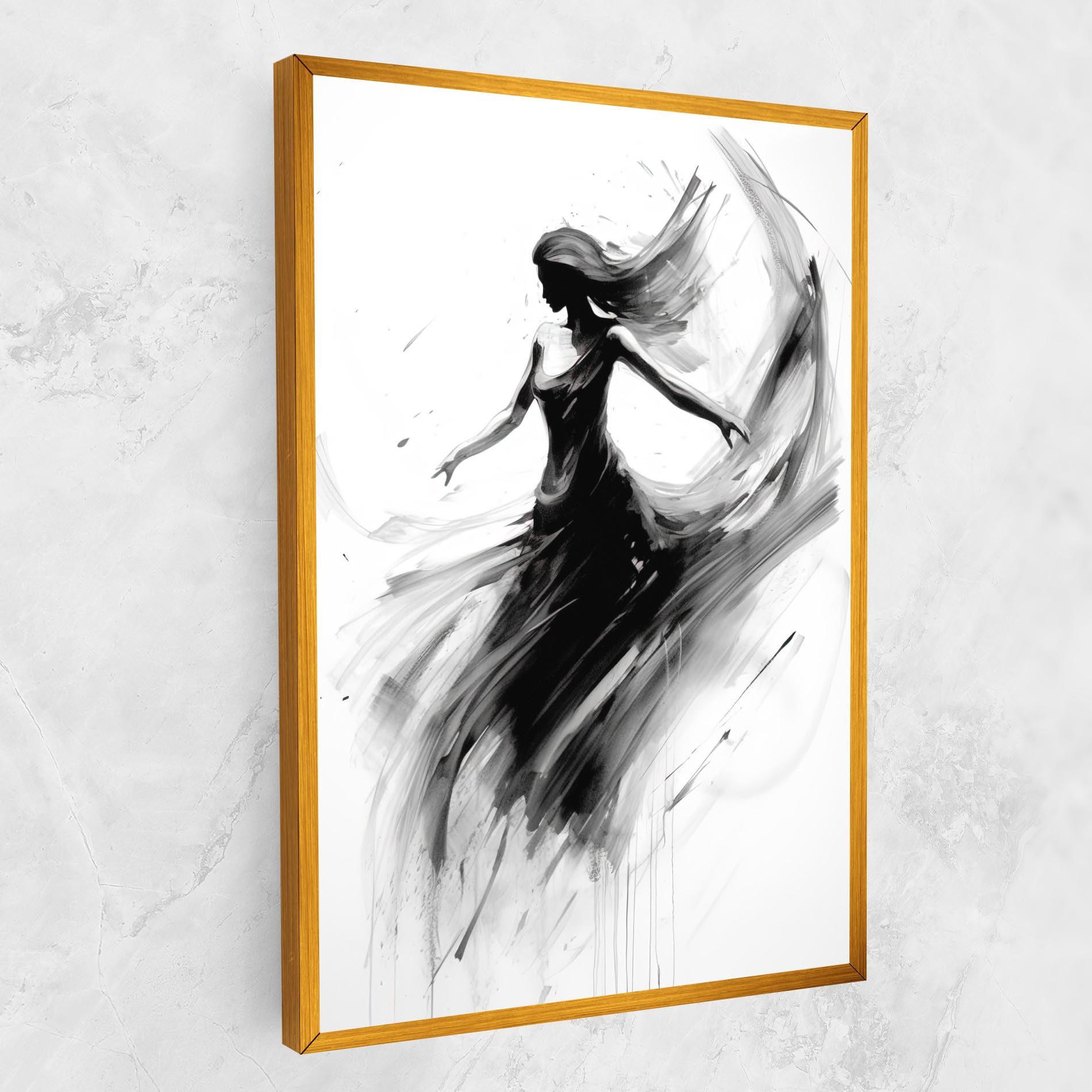 Dancing Woman Drawn mockup 1