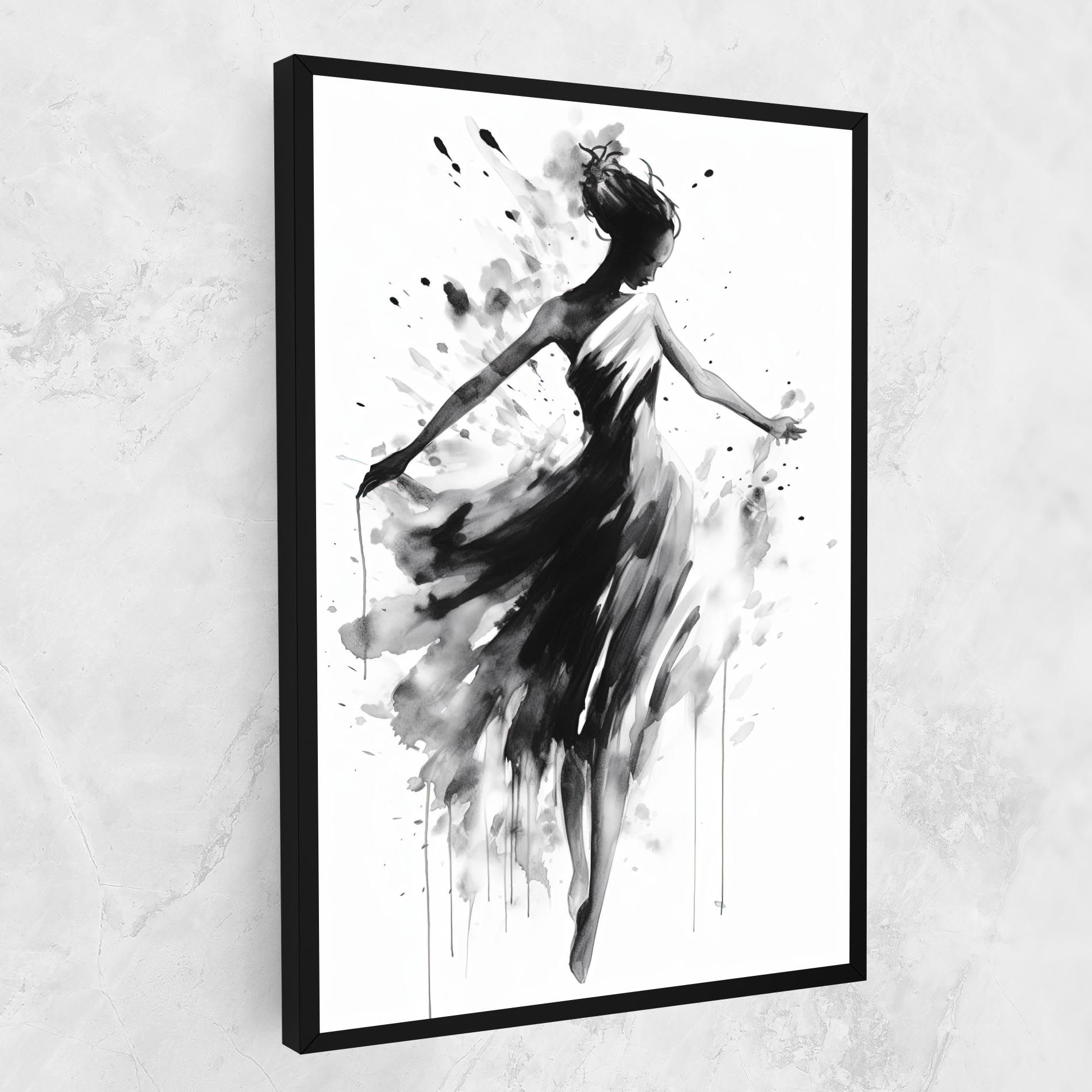 Beautiful Dancing Woman mockup 1