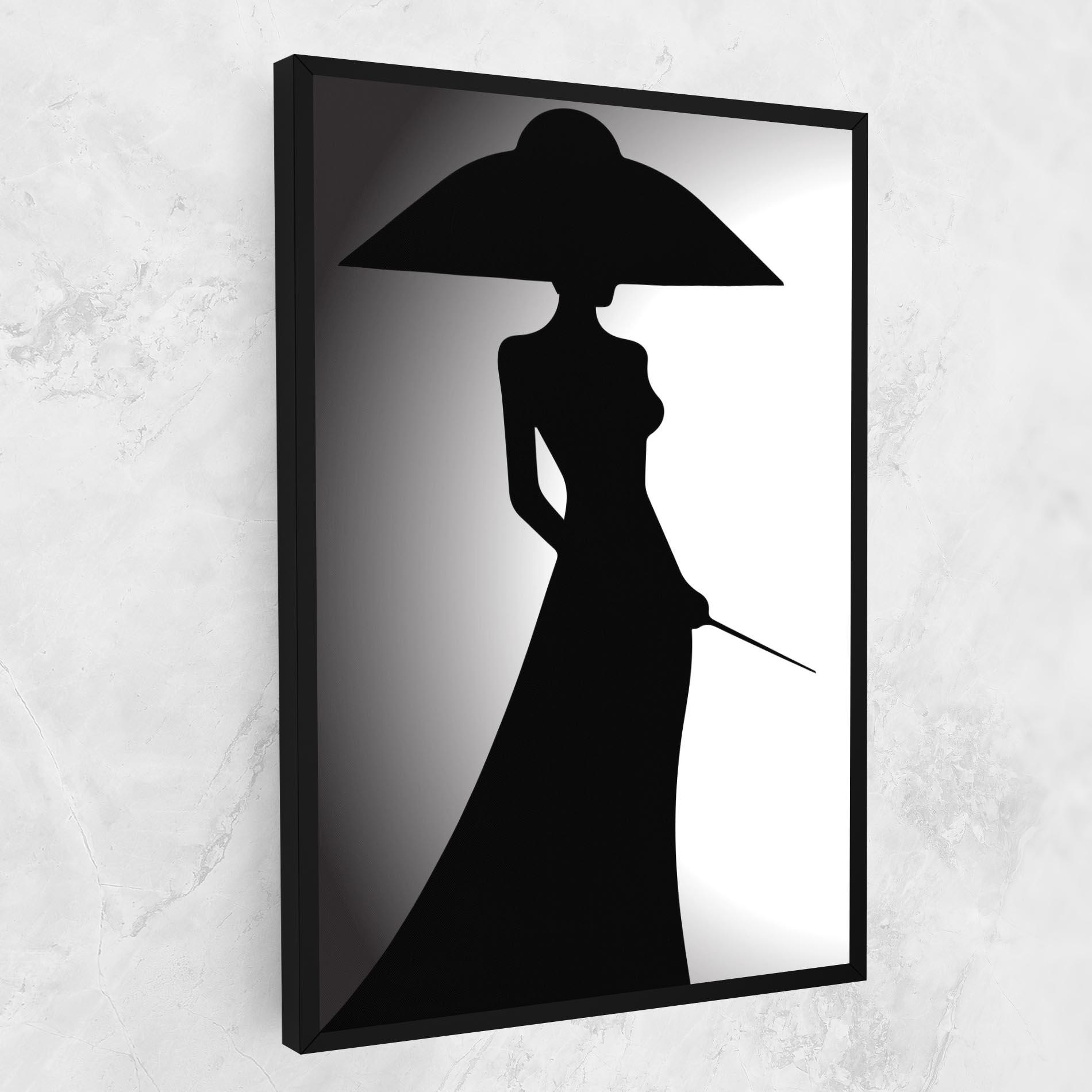 Leinwandbild Big Hat Lady mockup 1