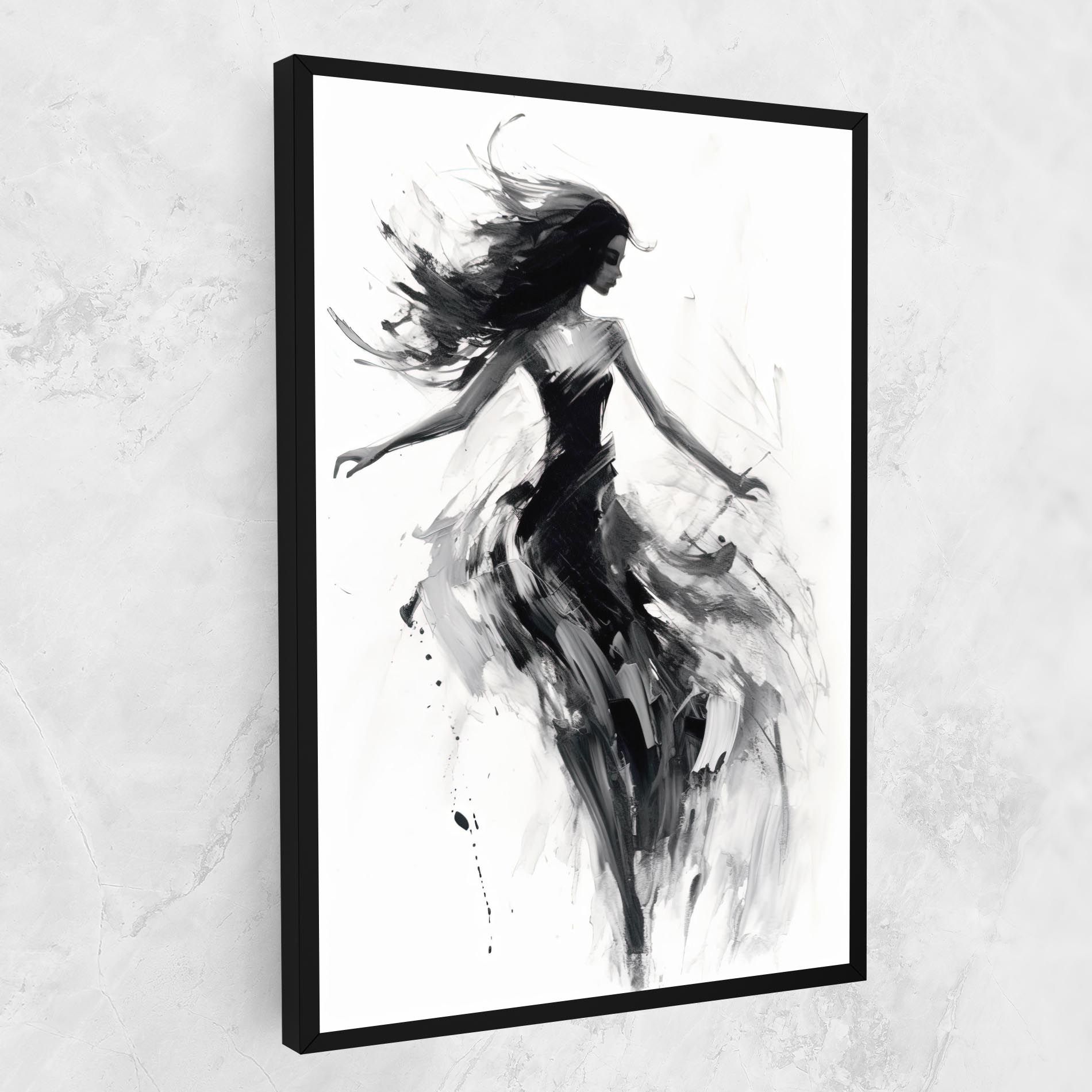 Black Ink Woman mockup 1