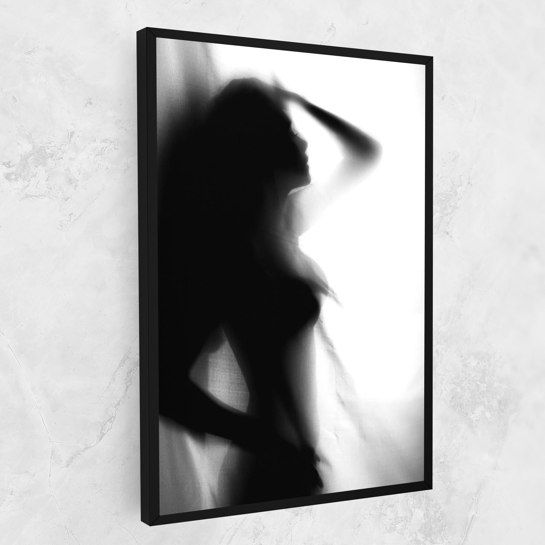 Leinwandbild Blurred Girl mockup 1