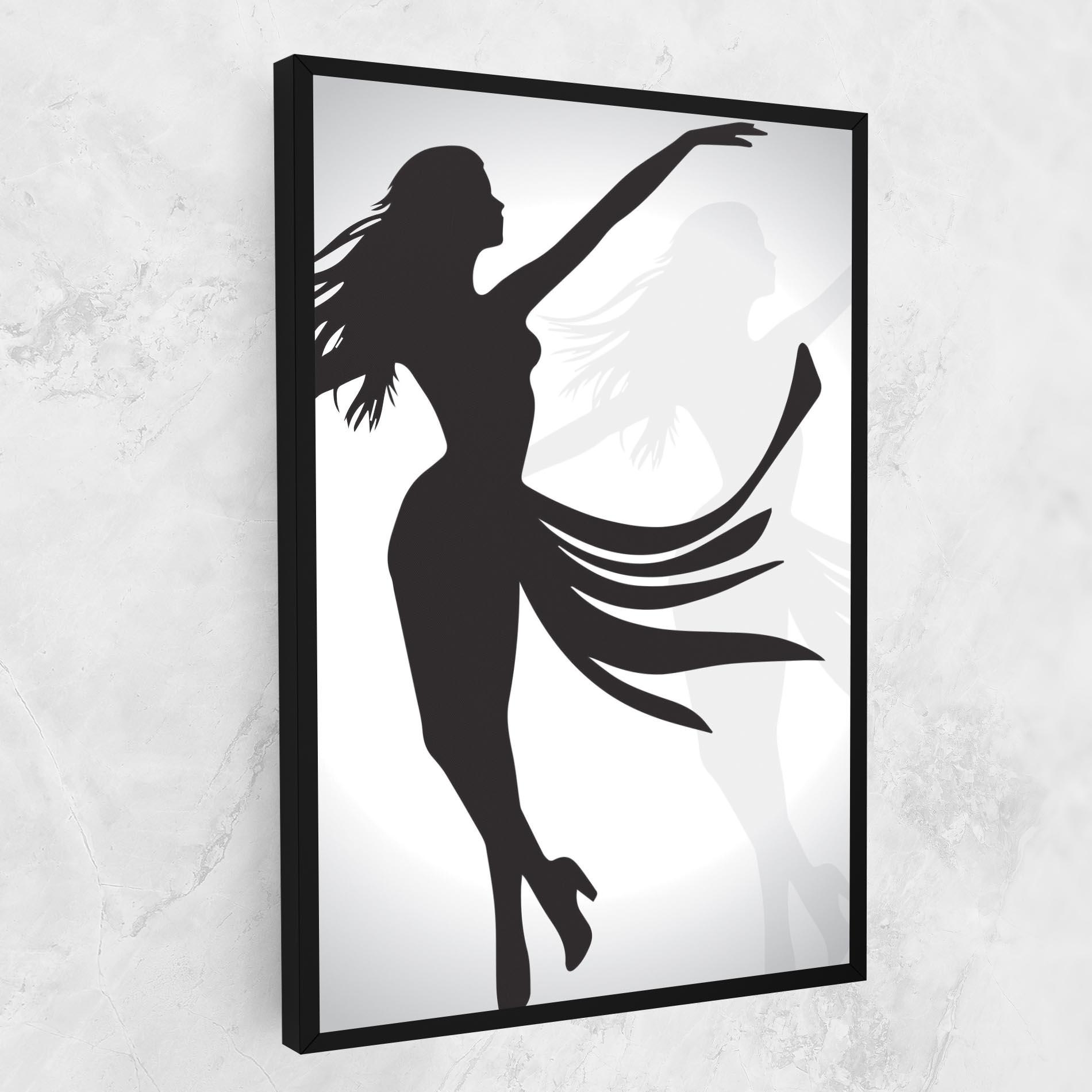 Leinwandbild Dance Shilouette mockup 1