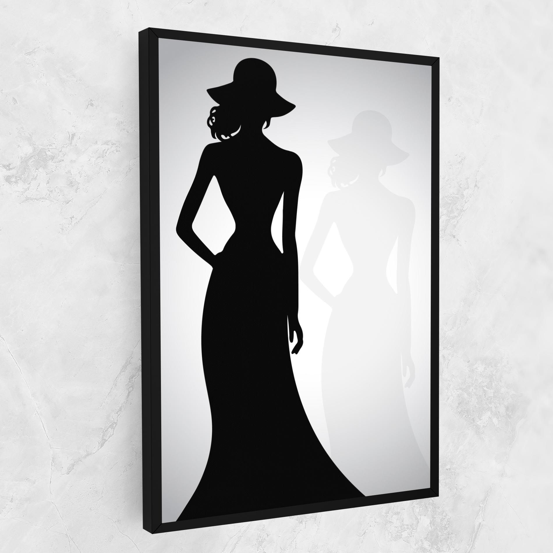 Silhouette Lady mockup 1