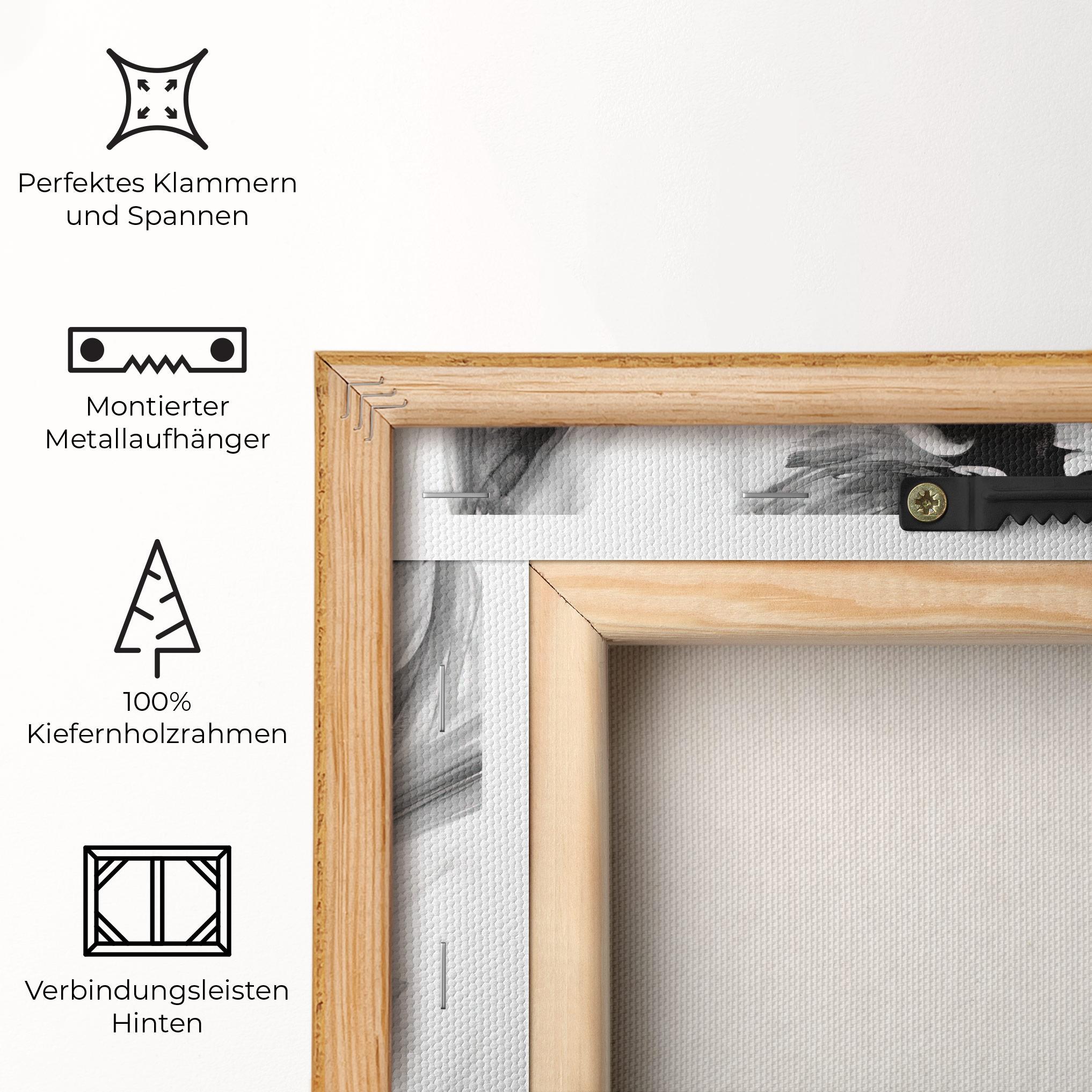 Leinwandbild Dancing Woman Drawn mockup 5