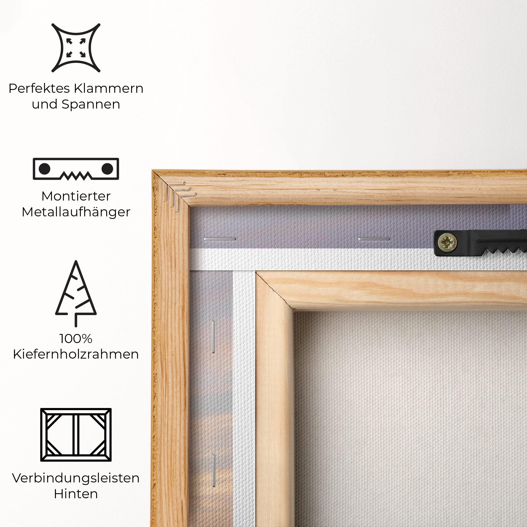 Leinwandbild Purple Sky Posing mockup 5