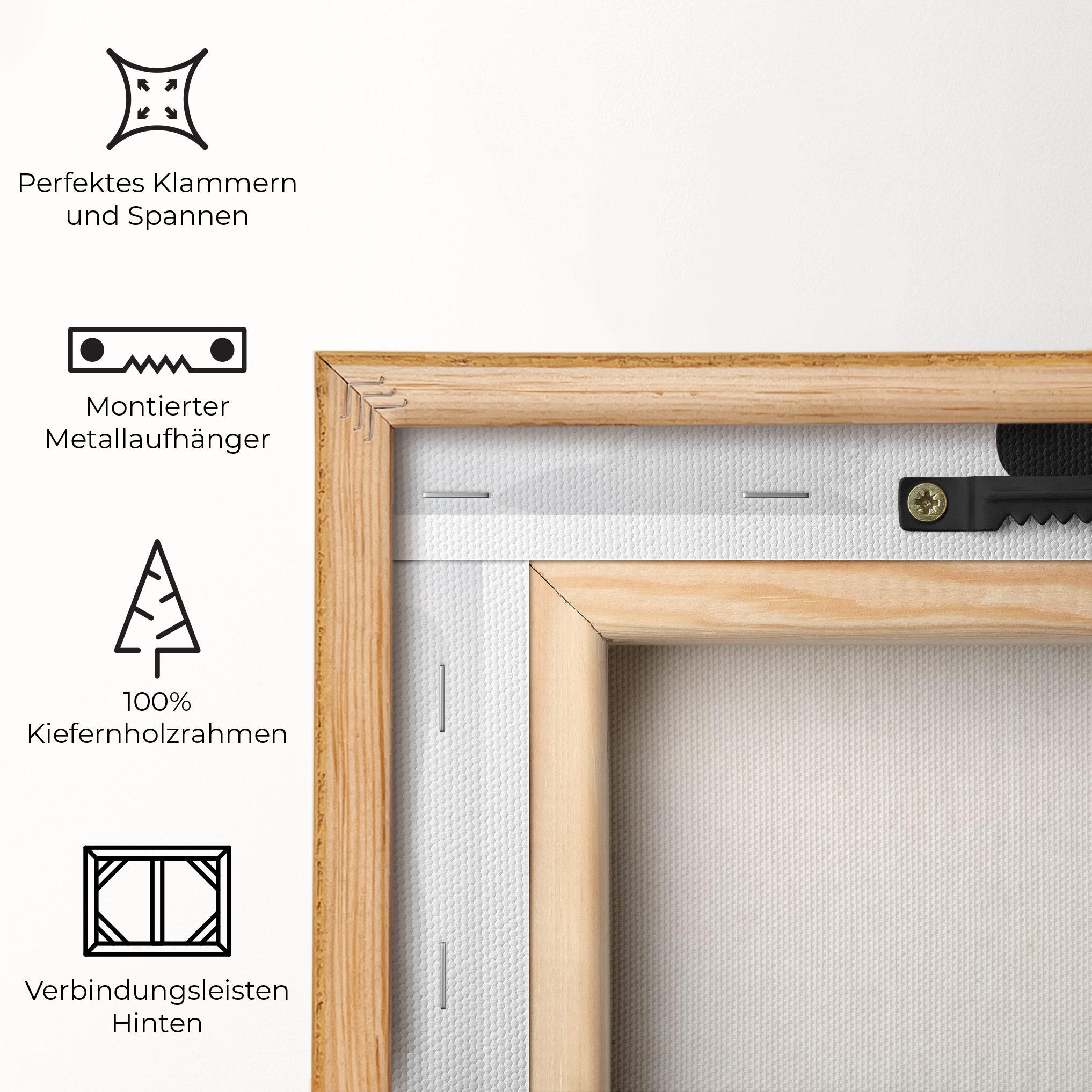 Leinwandbild Silhouette Lady mockup 5