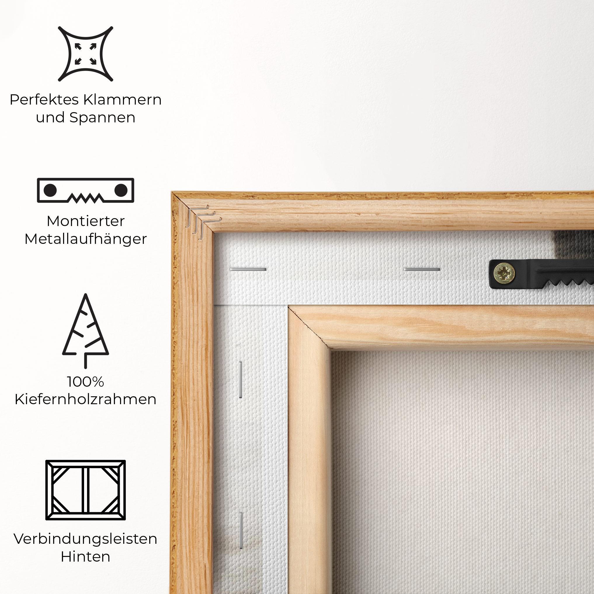 Leinwandbild Smoke Girl Shilouette mockup 5