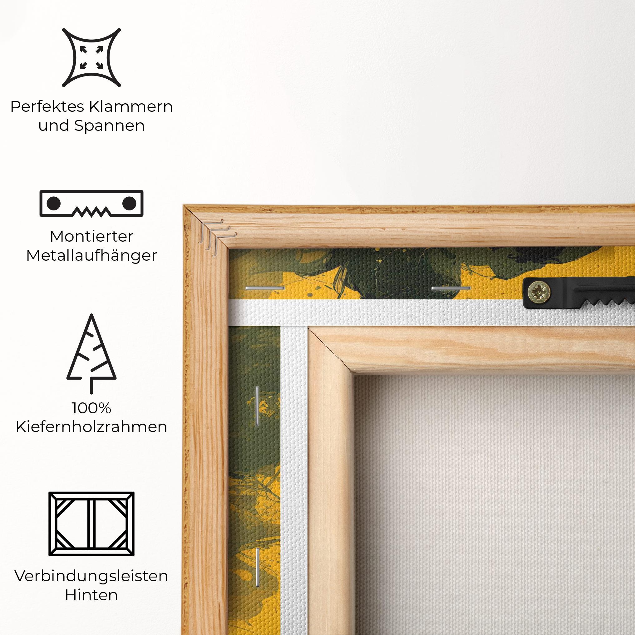 Leinwandbild Thinking Yellow mockup 5