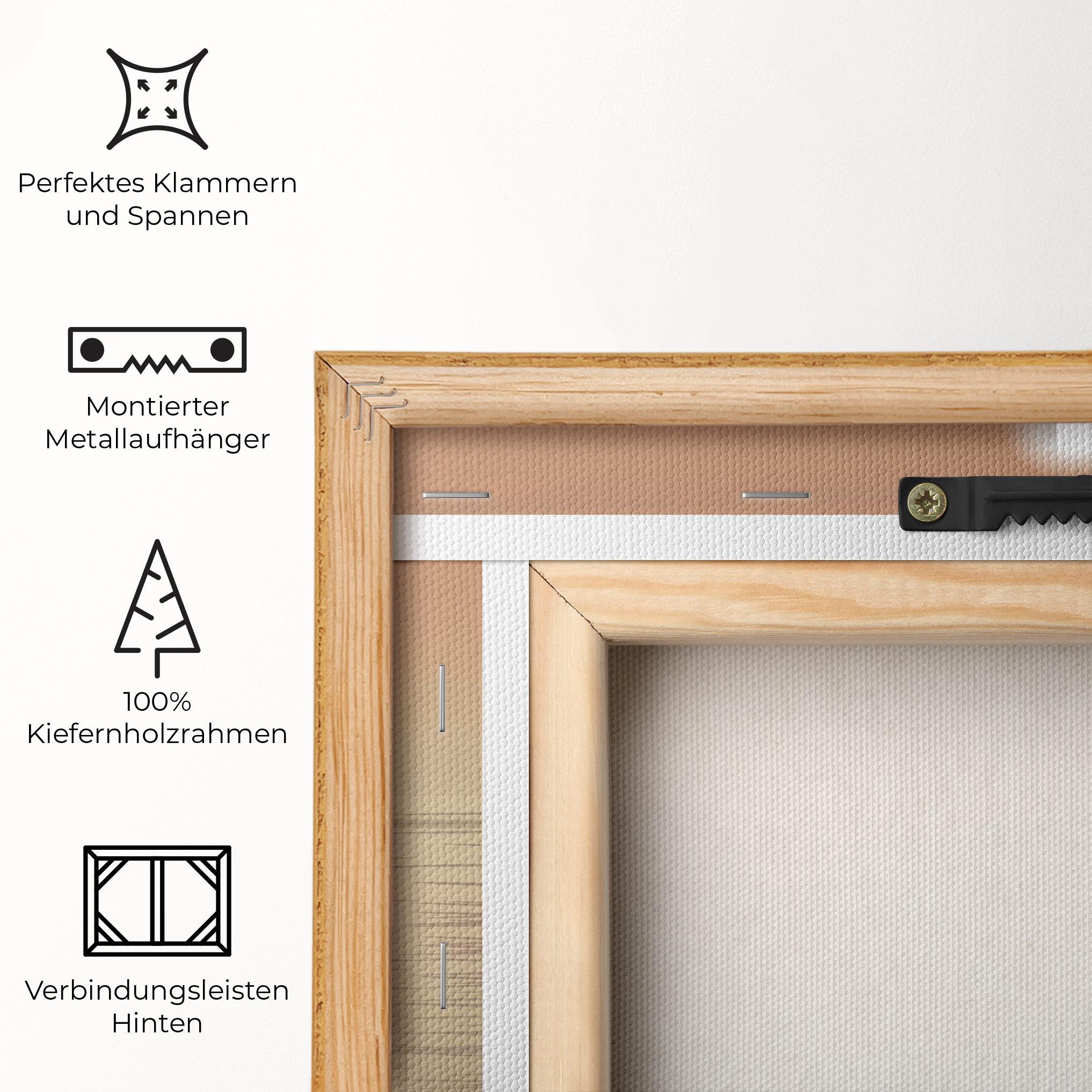 Leinwandbild Water Girl Shilouette mockup 5