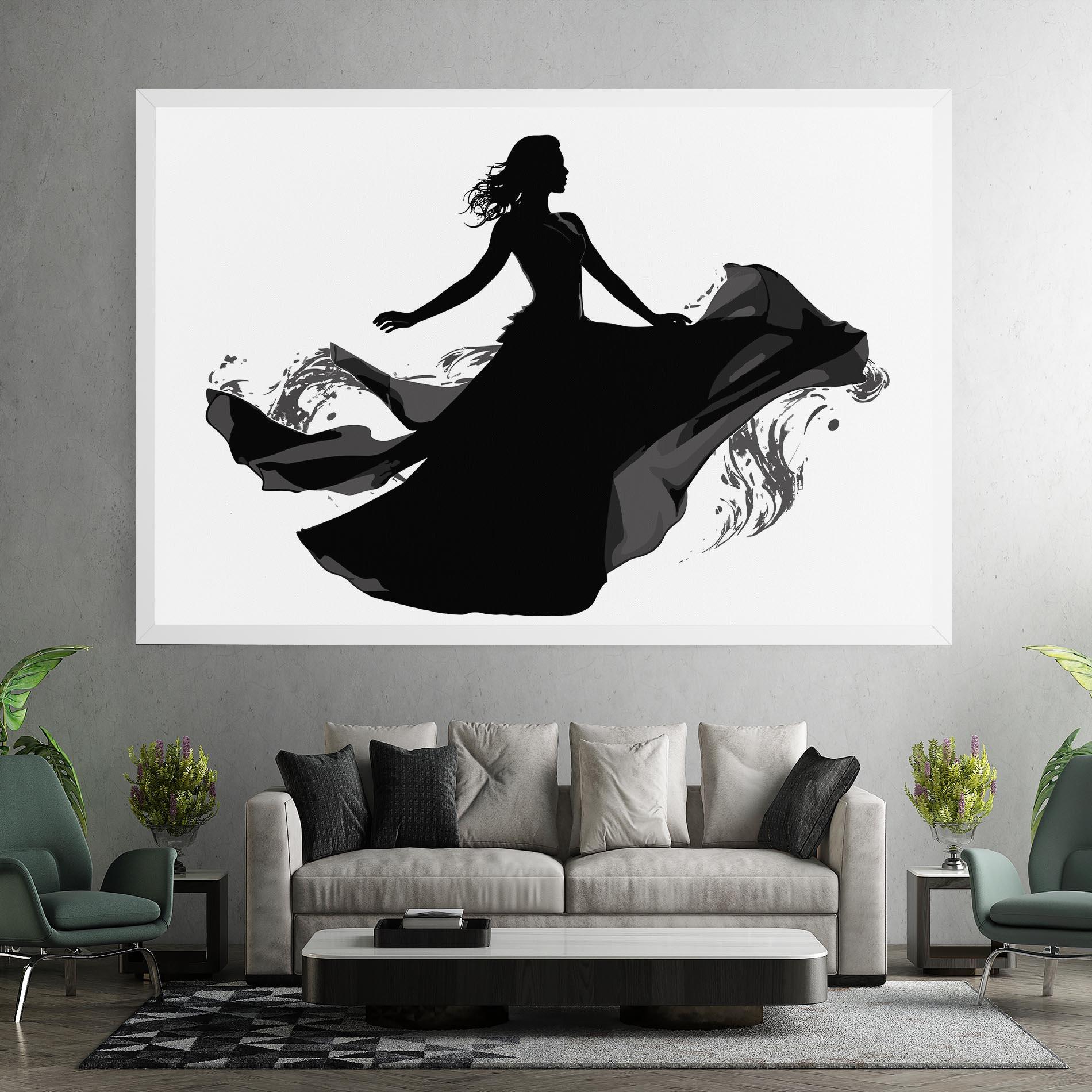 Leinwandbild Dress Jump mockup 7