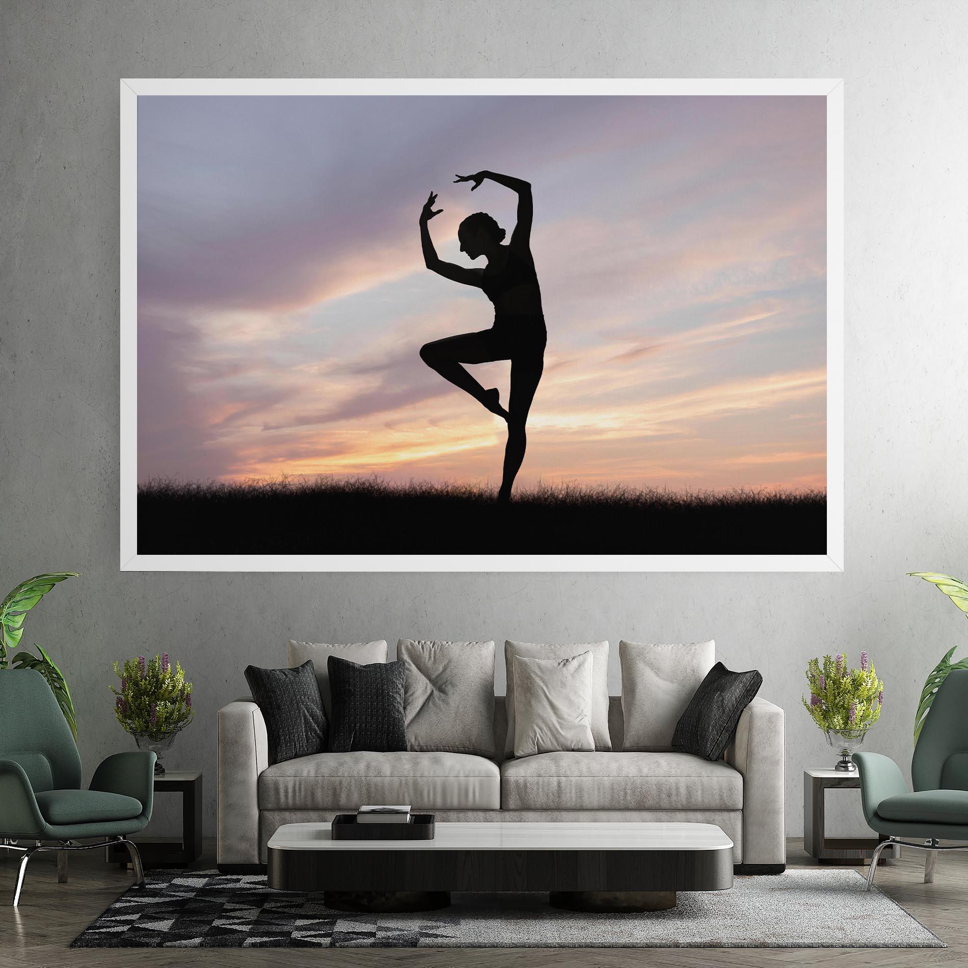 Leinwandbild Purple Sky Posing mockup 7