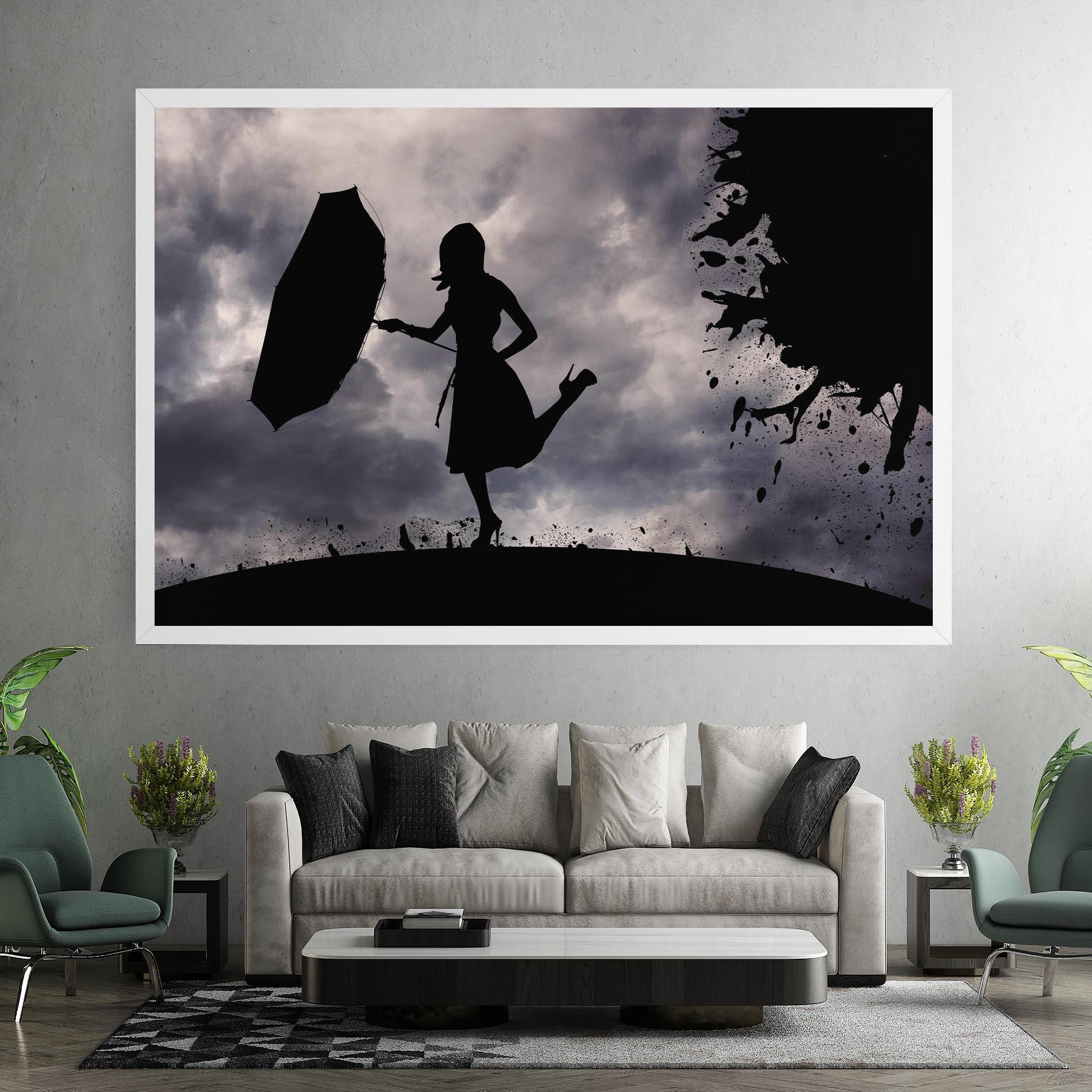 Leinwandbild Stormy Day mockup 7