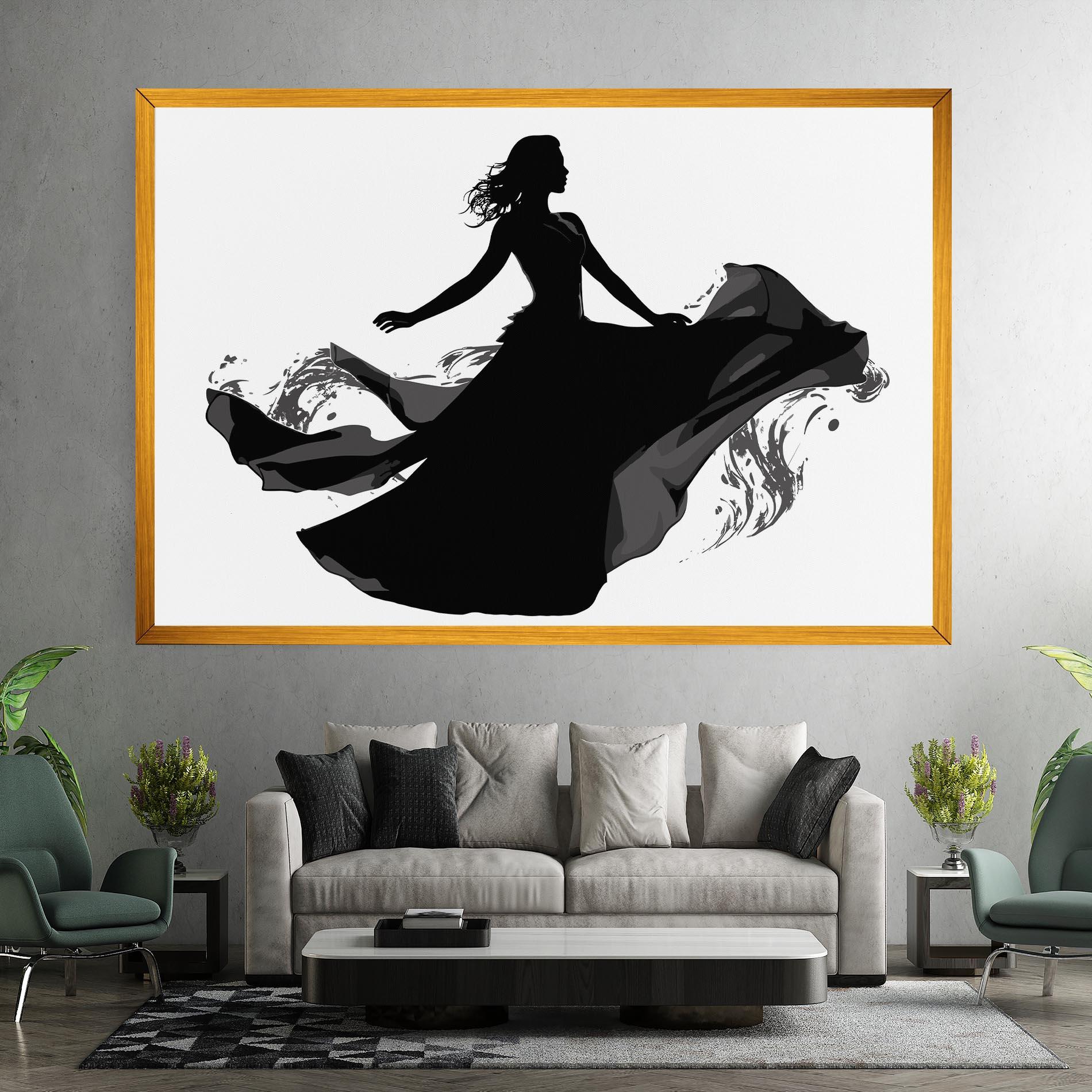 Leinwandbild Dress Jump mockup 7