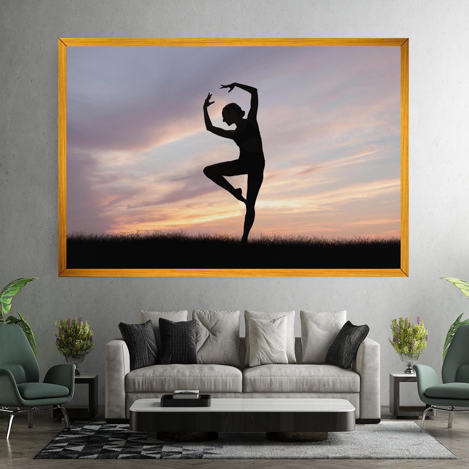 Leinwandbild Purple Sky Posing mockup 7