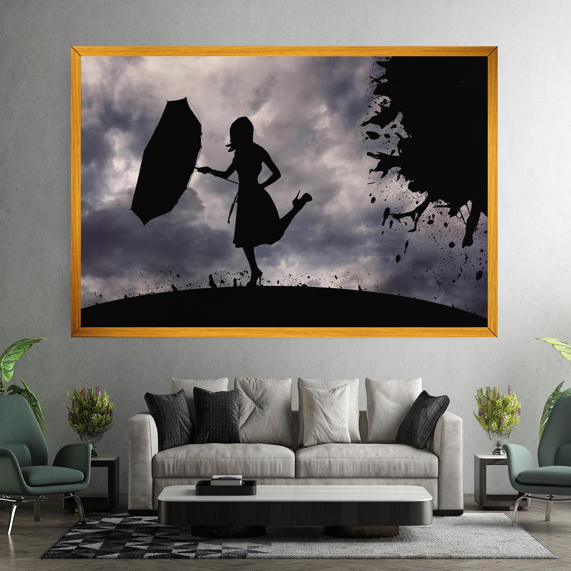 Leinwandbild Stormy Day mockup 7