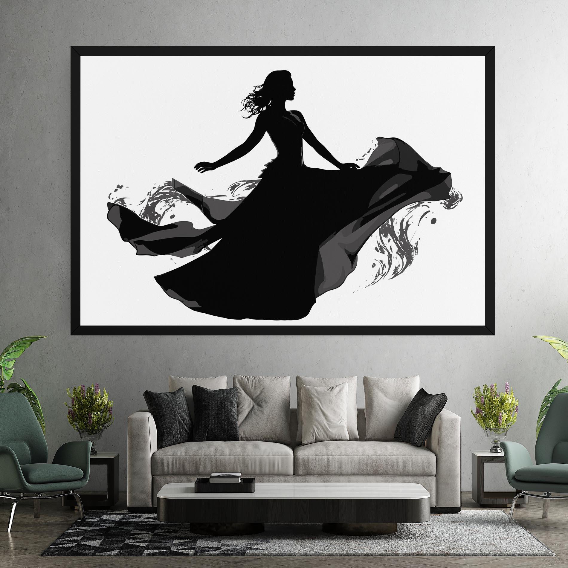 Leinwandbild Dress Jump mockup 7