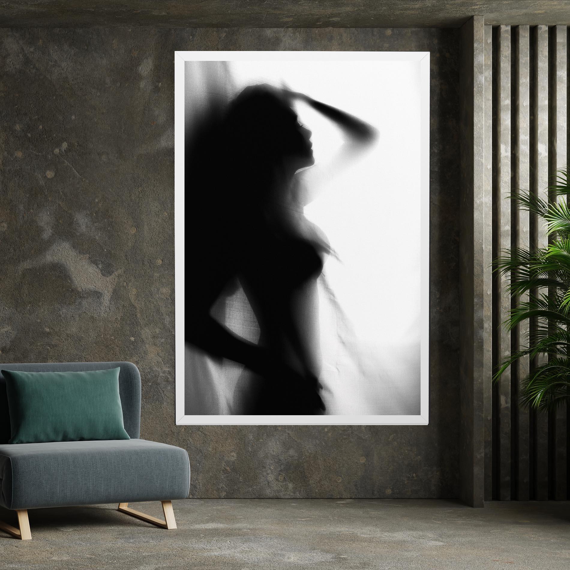 Leinwandbild Blurred Girl mockup 7
