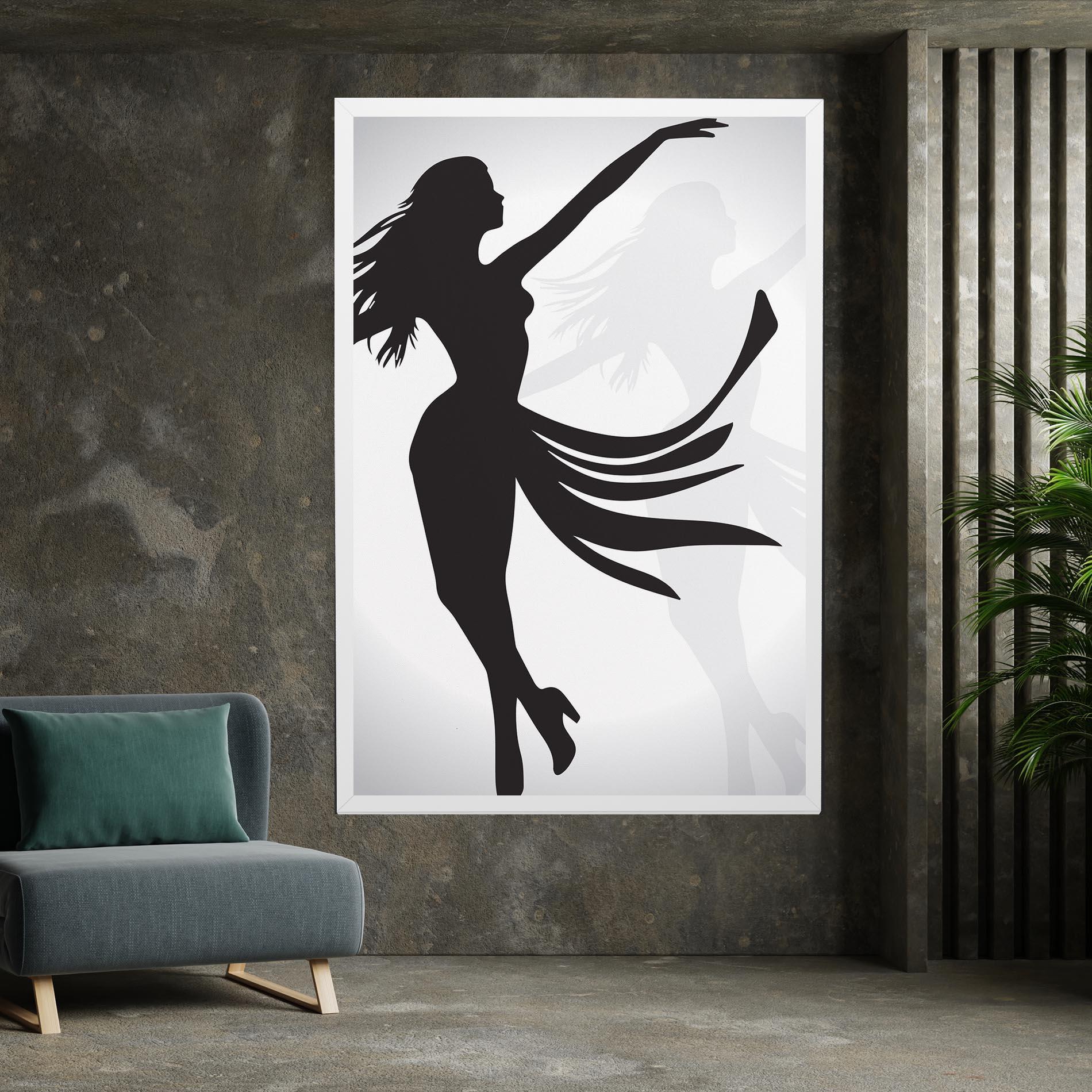 Leinwandbild Dance Shilouette mockup 7
