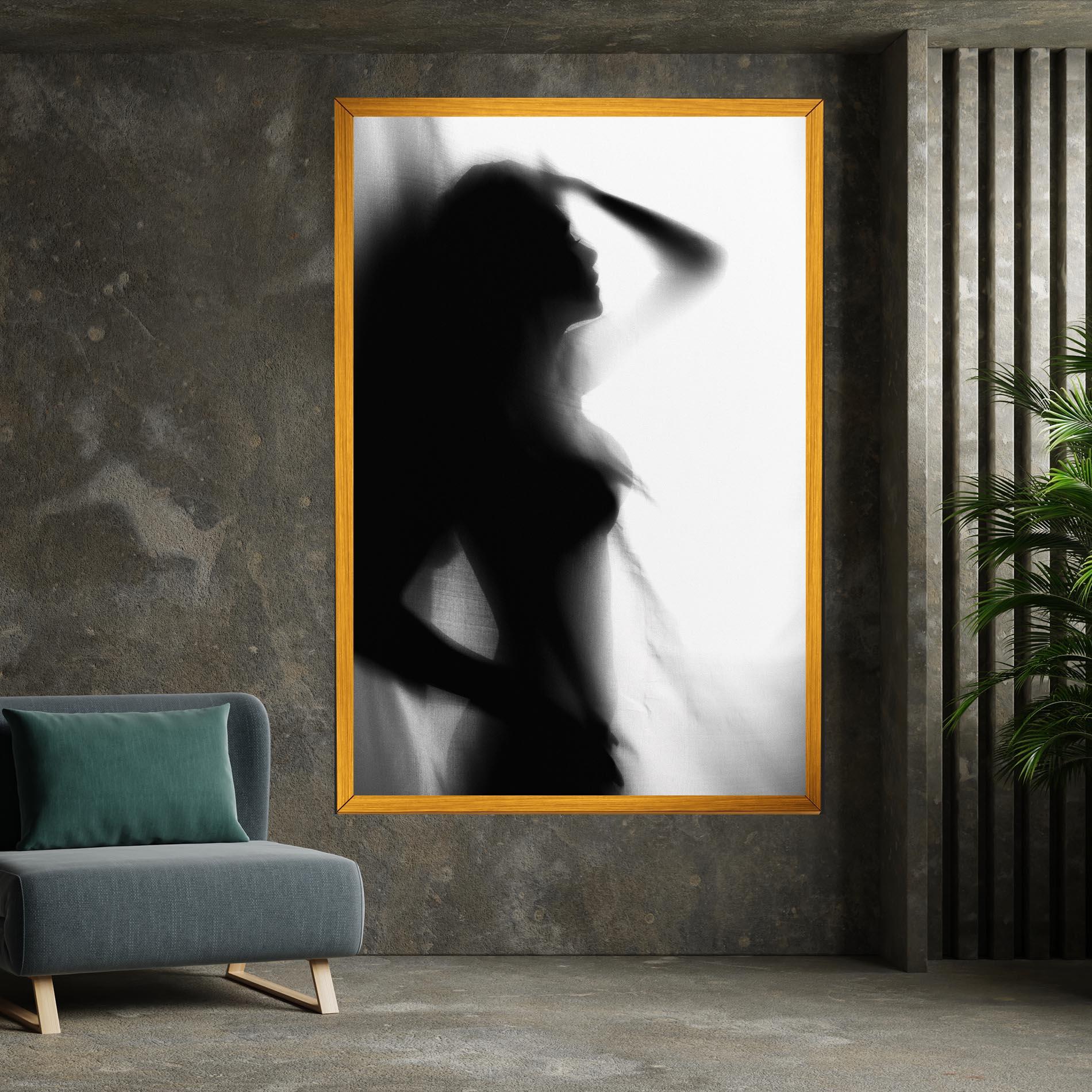 Leinwandbild Blurred Girl mockup 7