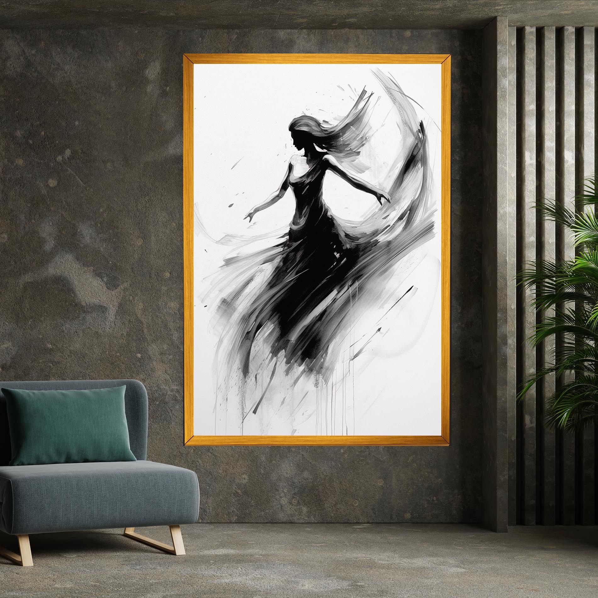 Dancing Woman Drawn mockup 7