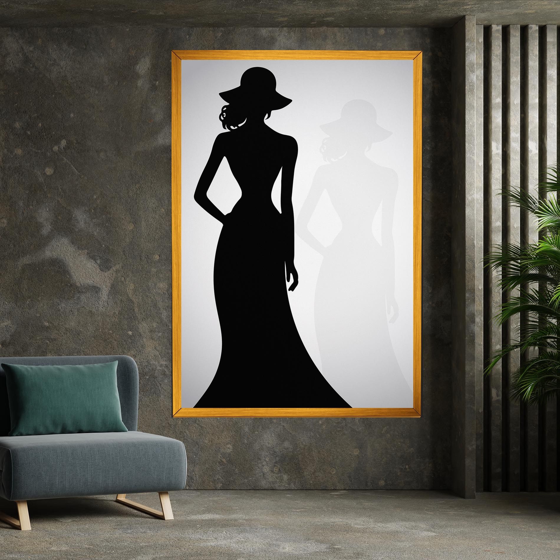 Silhouette Lady mockup 7