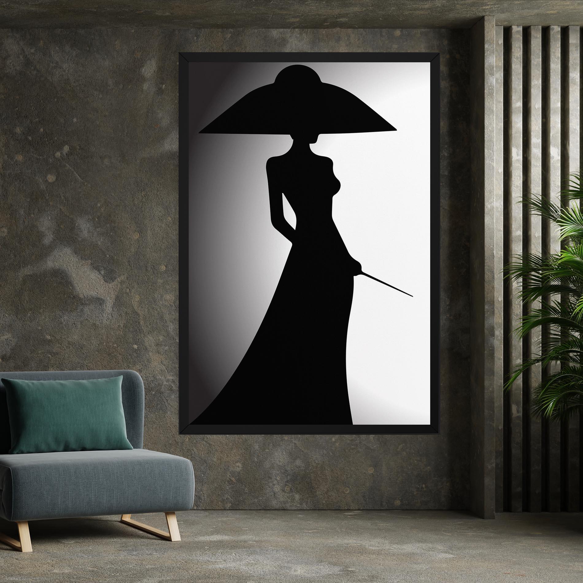Leinwandbild Big Hat Lady mockup 7