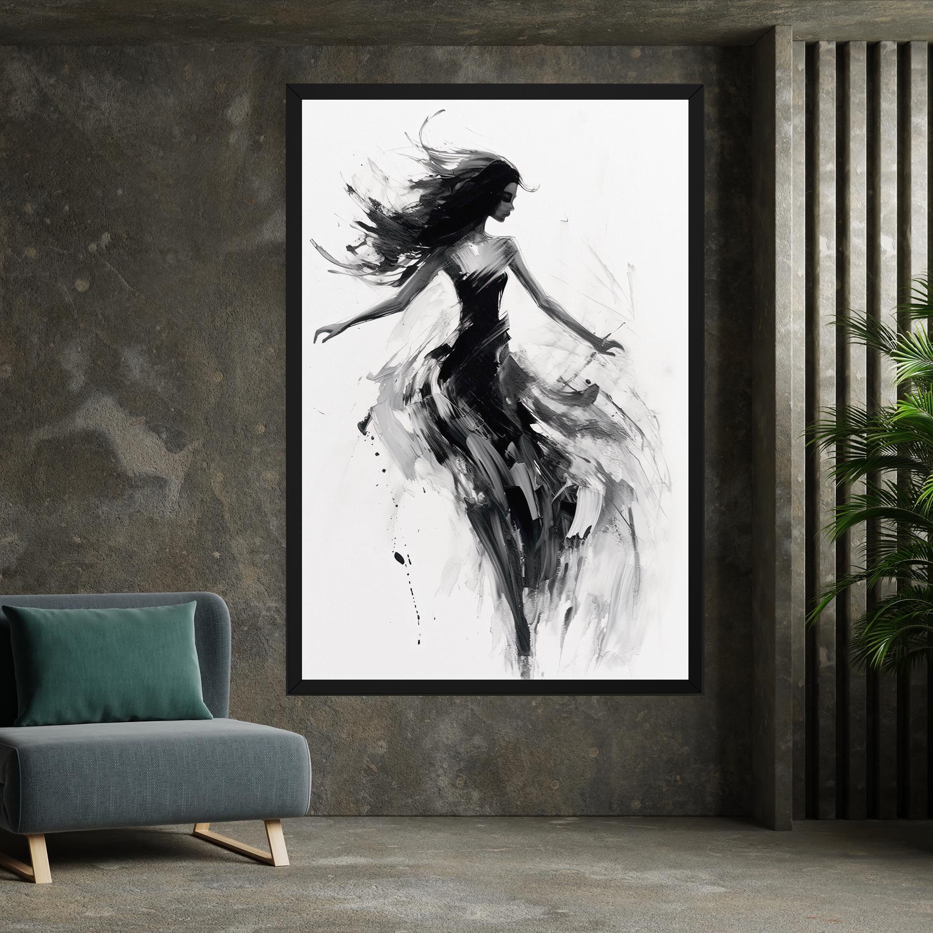 Black Ink Woman mockup 7