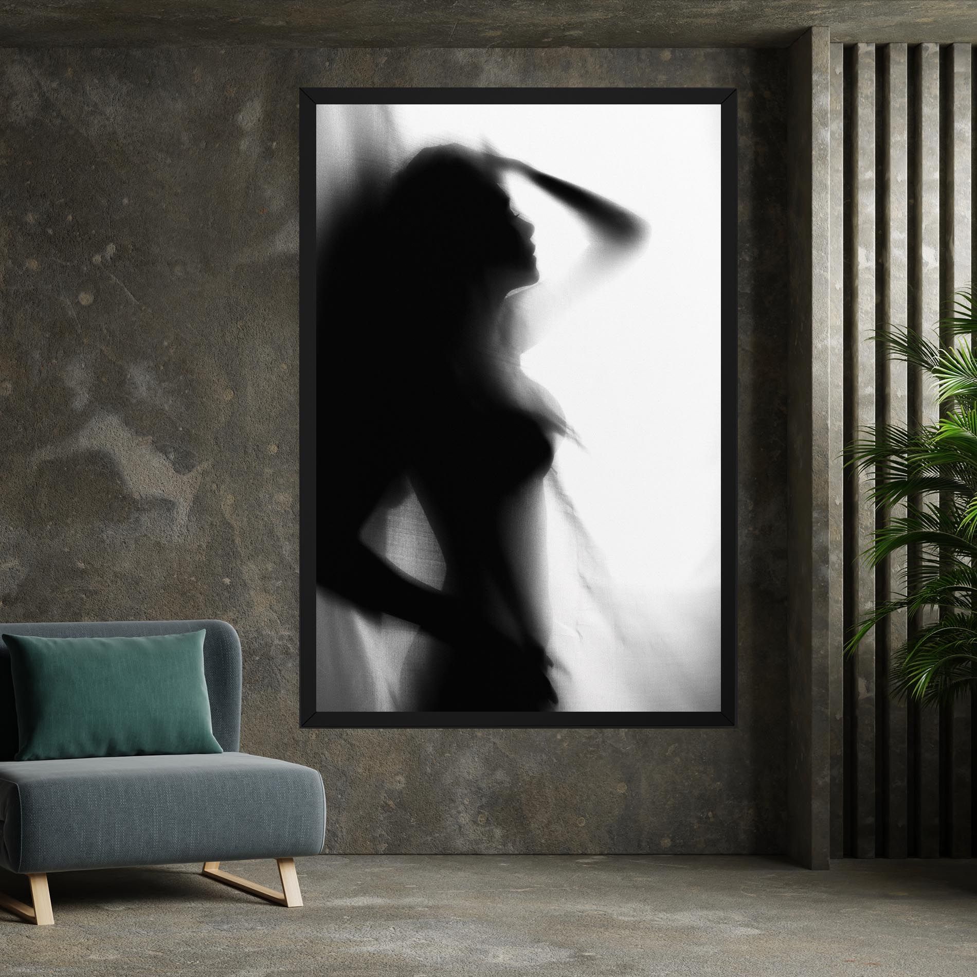 Blurred Girl mockup 7