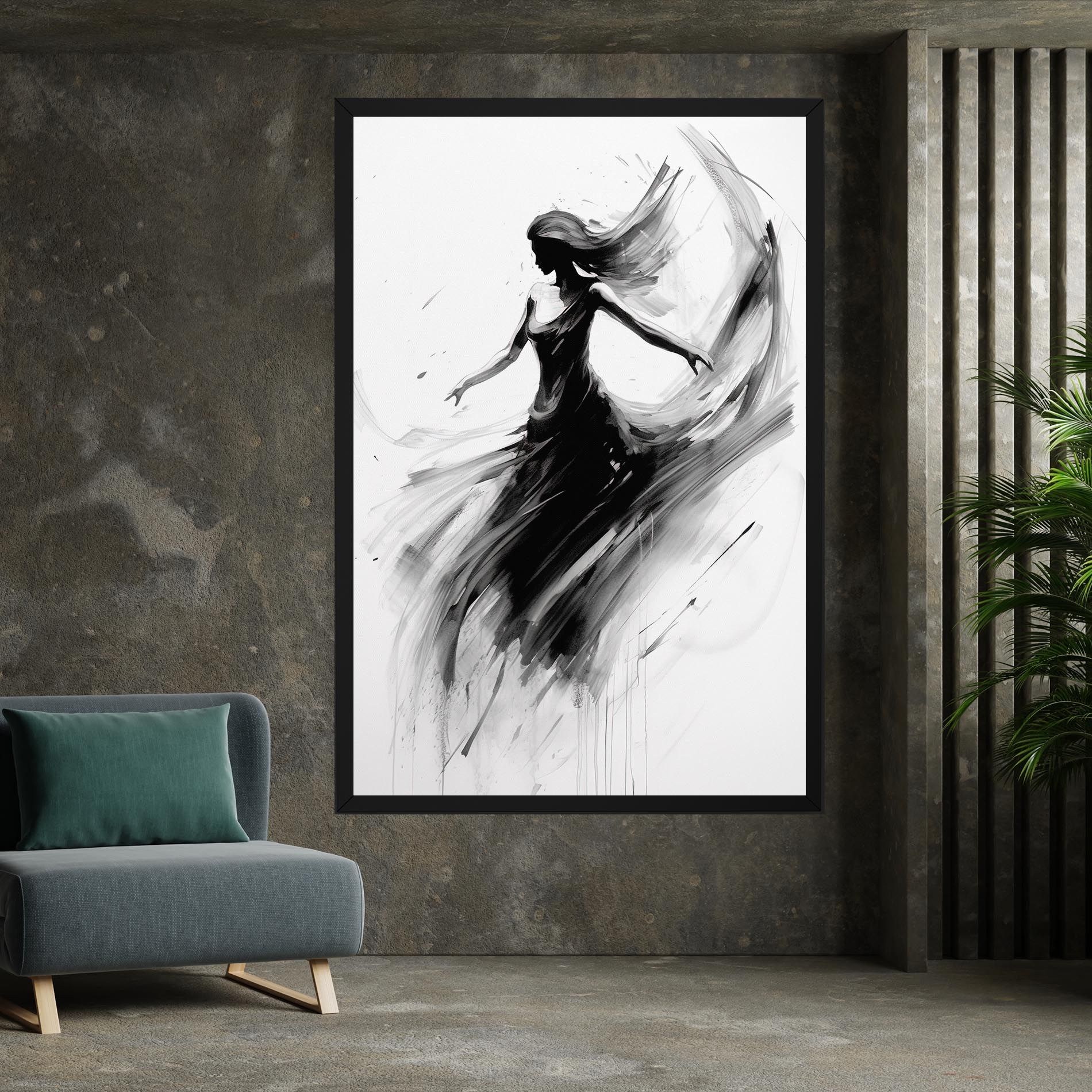 Dancing Woman Drawn mockup 7