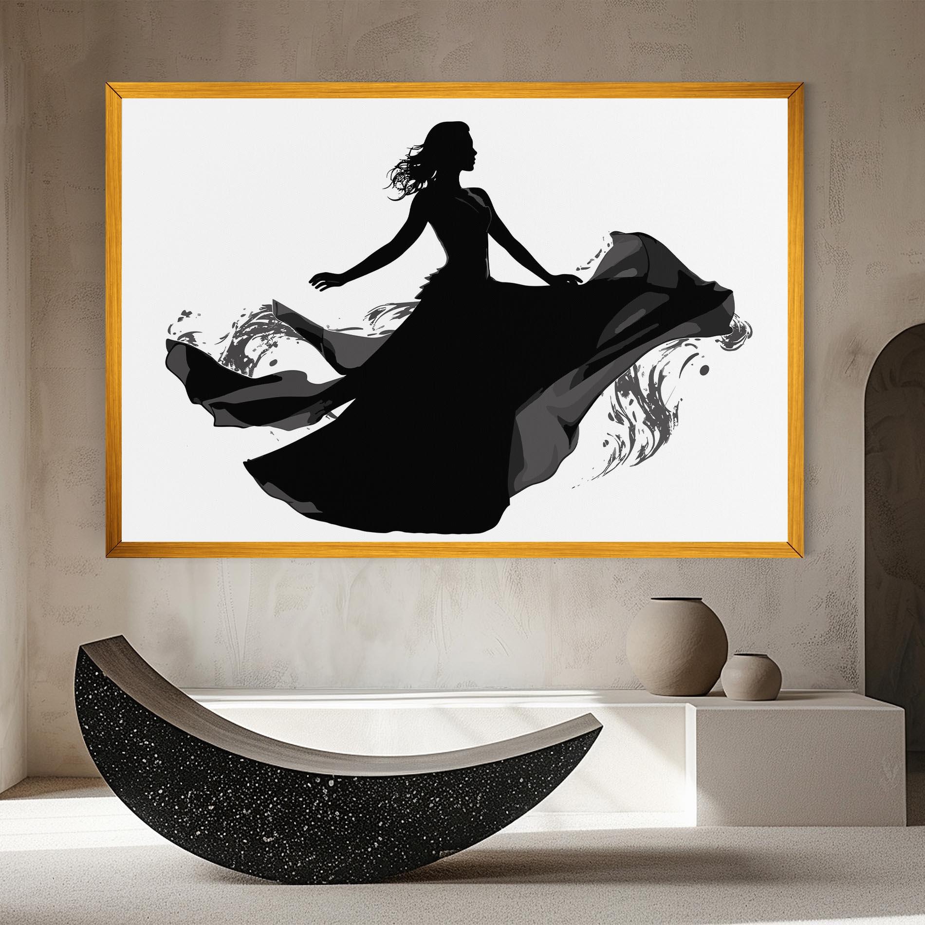 Leinwandbild Dress Jump mockup 8