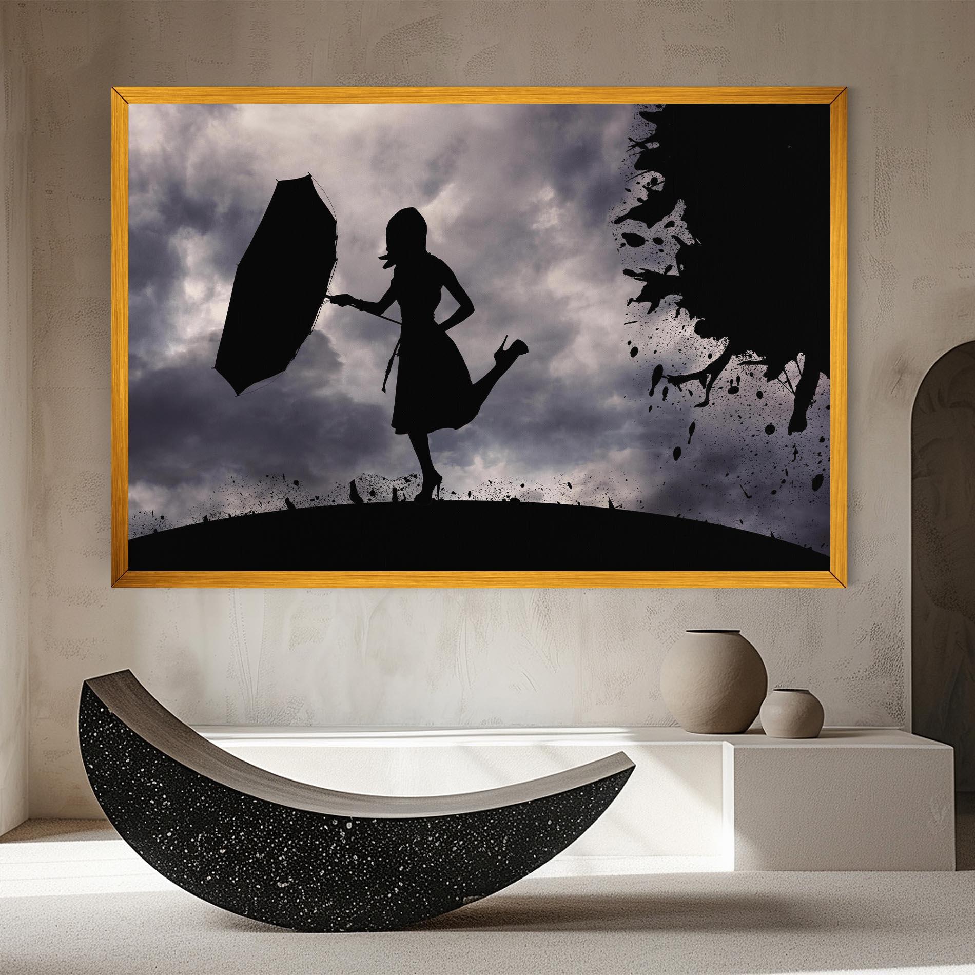 Leinwandbild Stormy Day mockup 8