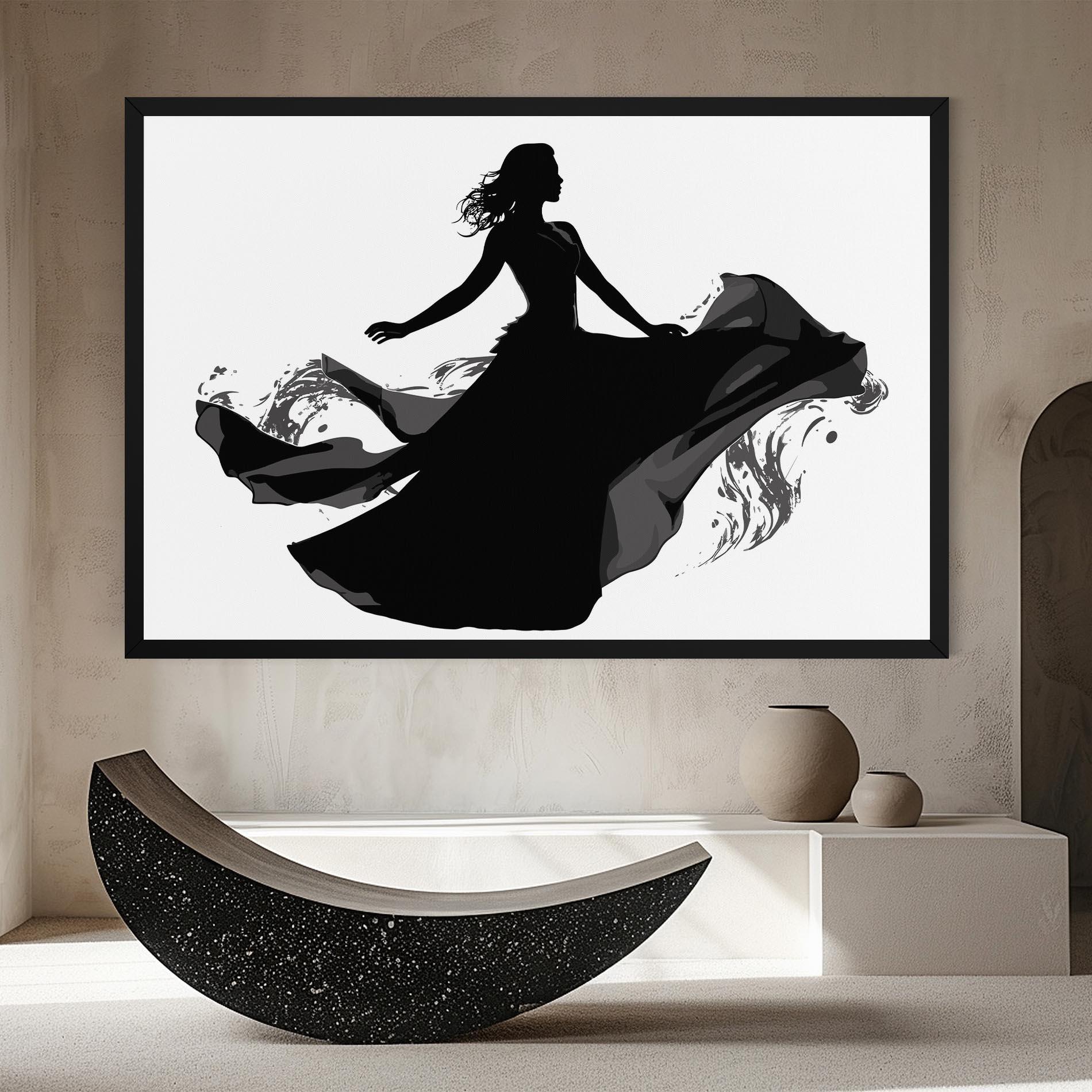 Leinwandbild Dress Jump mockup 8