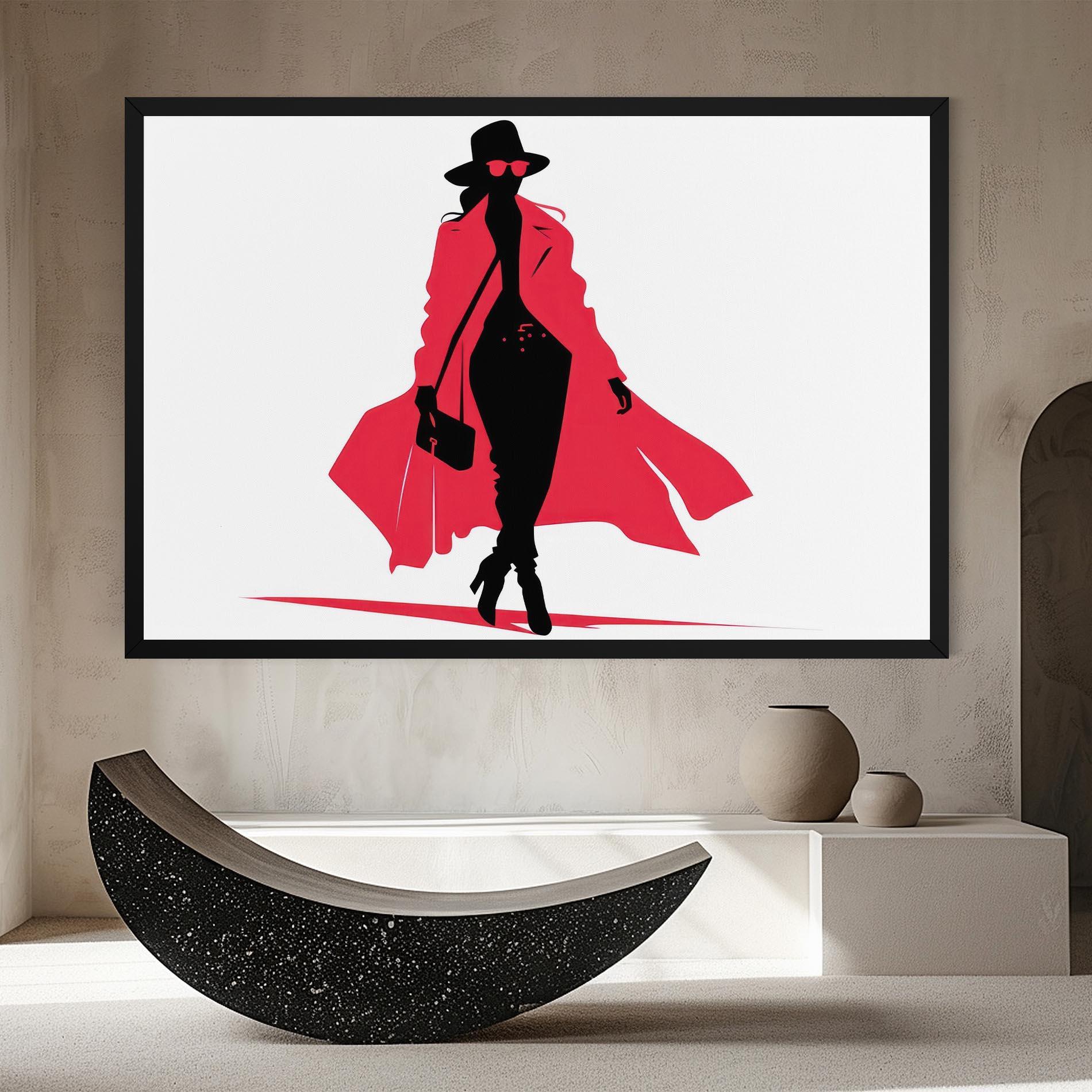 Leinwandbild Pink Outfit Woman mockup 8