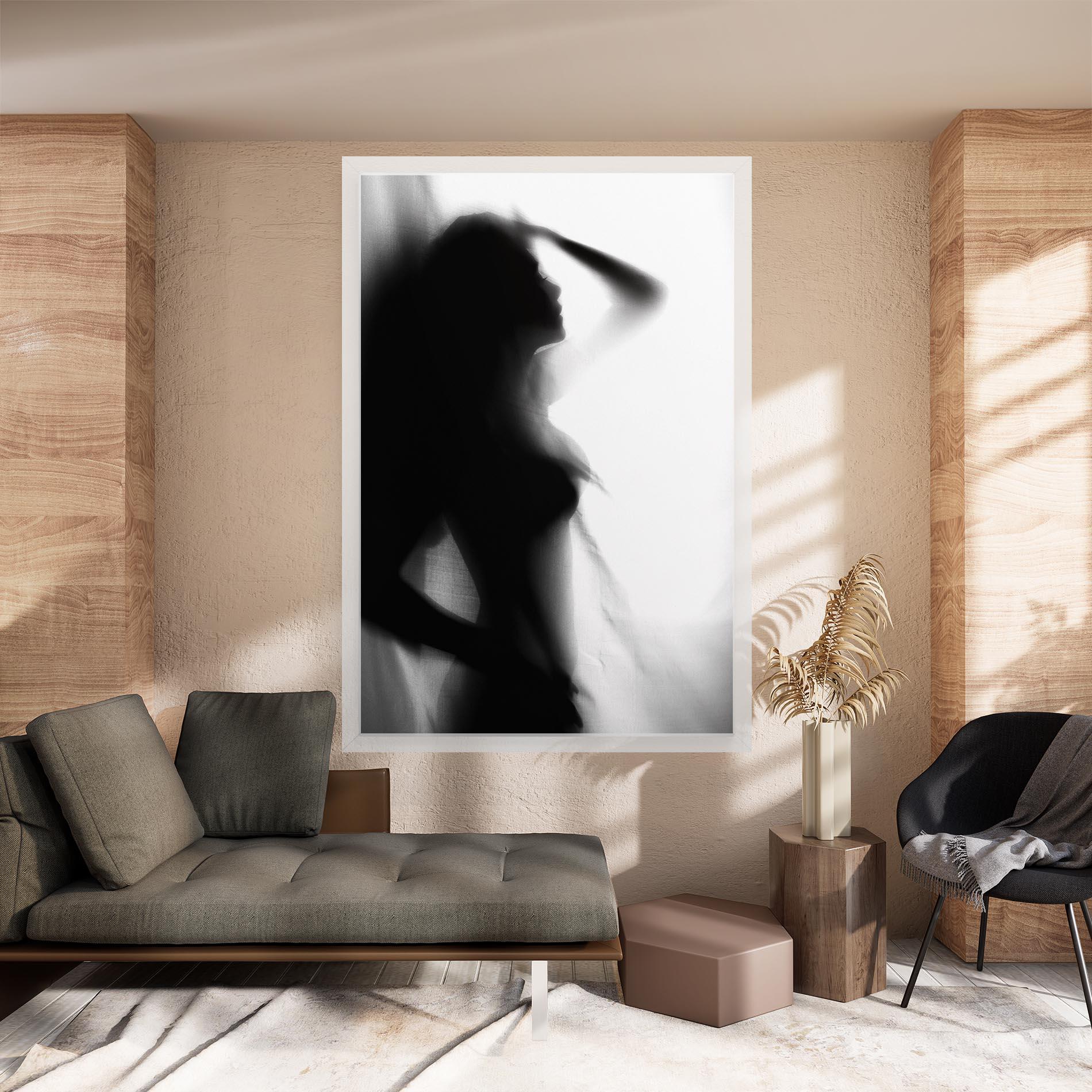 Leinwandbild Blurred Girl mockup 8